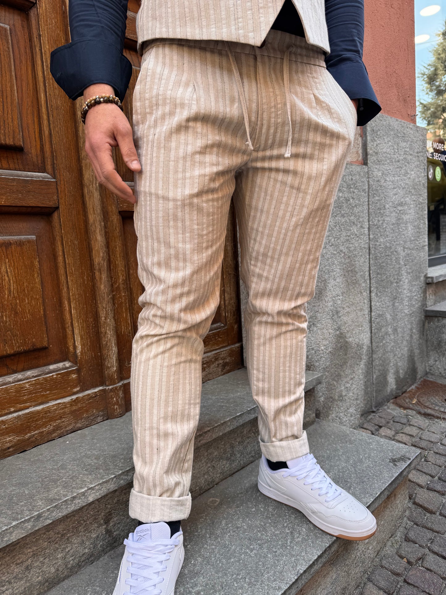 Pantalaccio gessato - NoMoreBrand