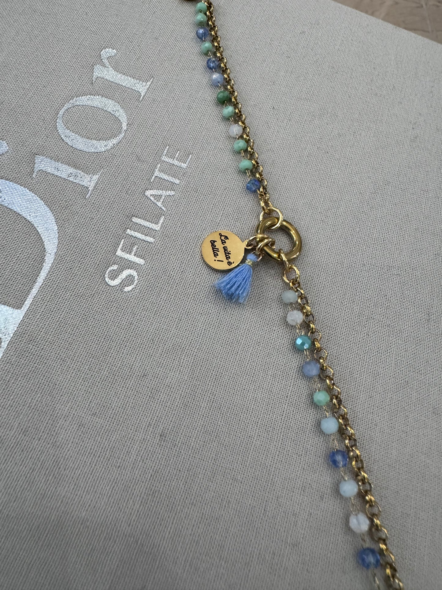 Bracciale melody azzurro Mupaji