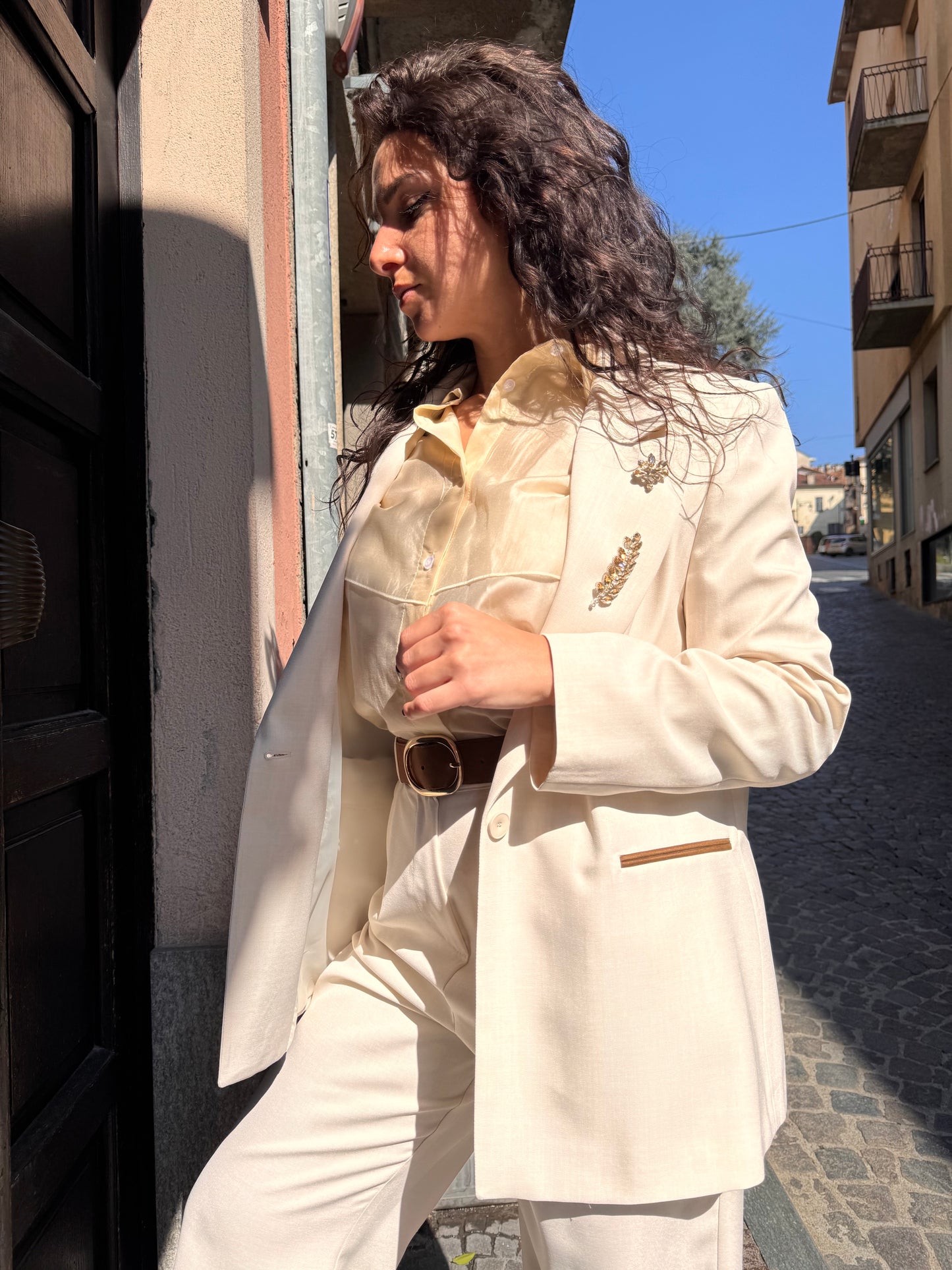 Giacca con spille