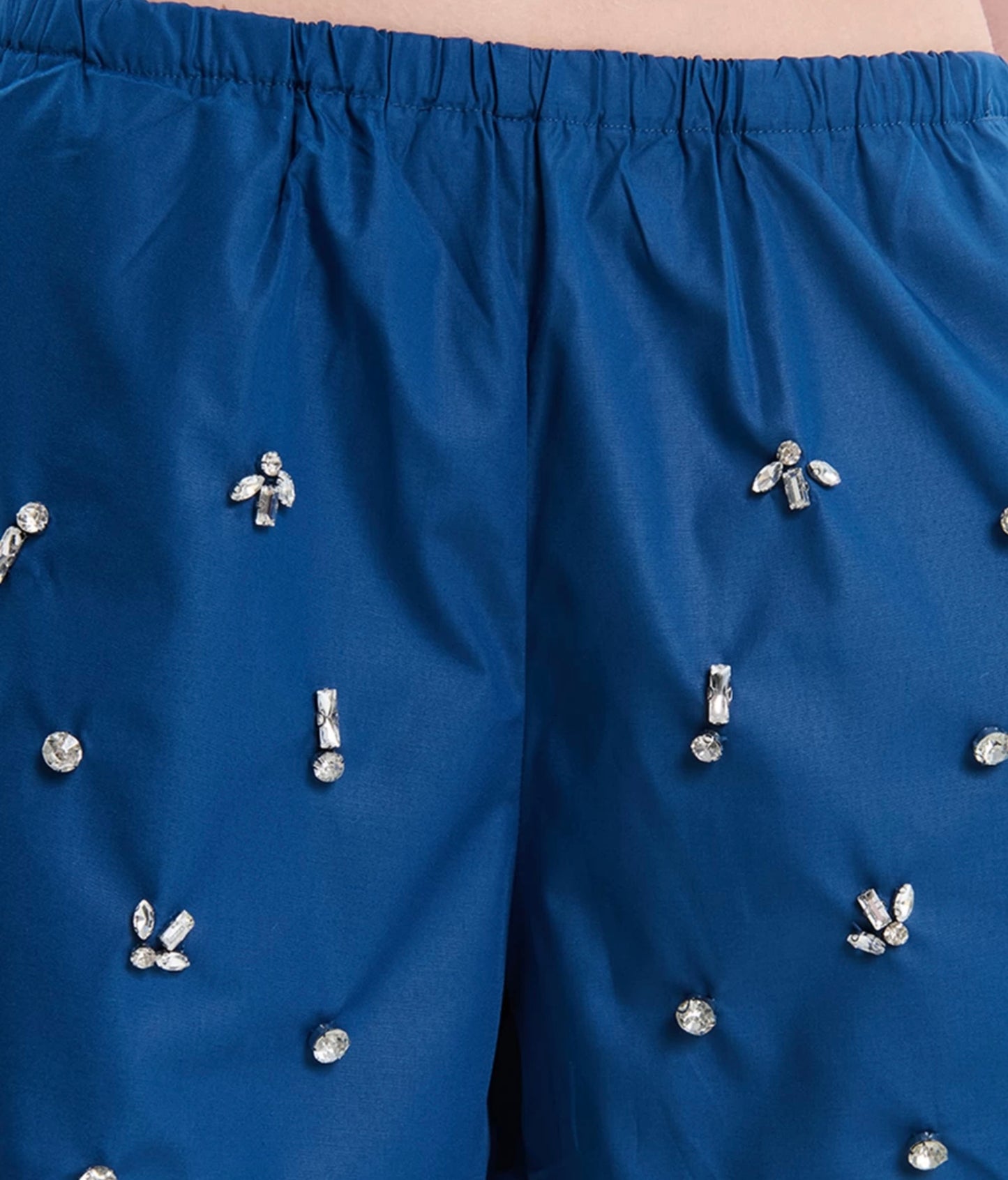 Pantaloncino con strass