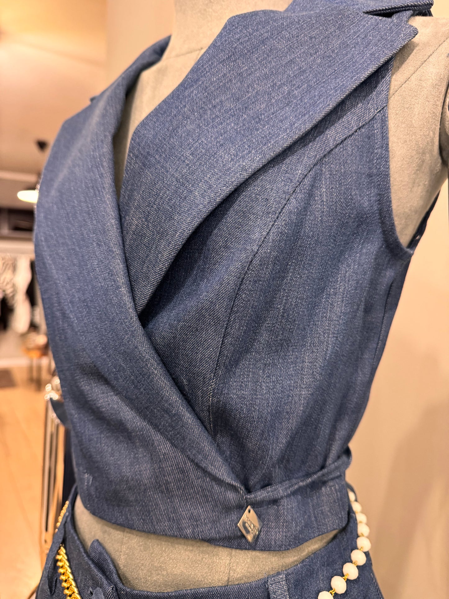 Gilet in Denim - NoMoreBrand
