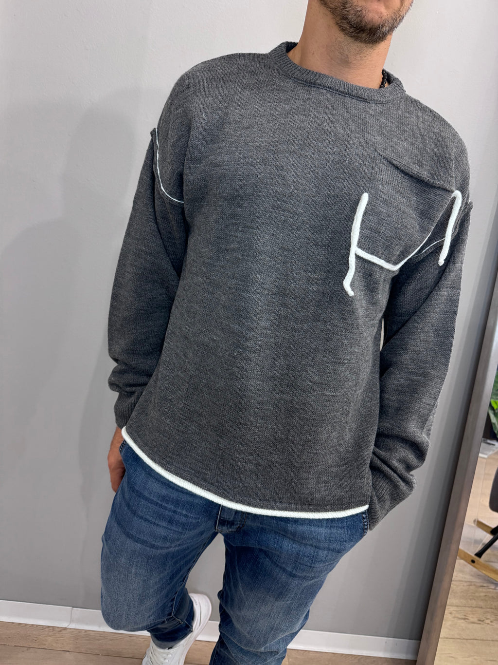 Maglia over con filo - NoMoreBrand