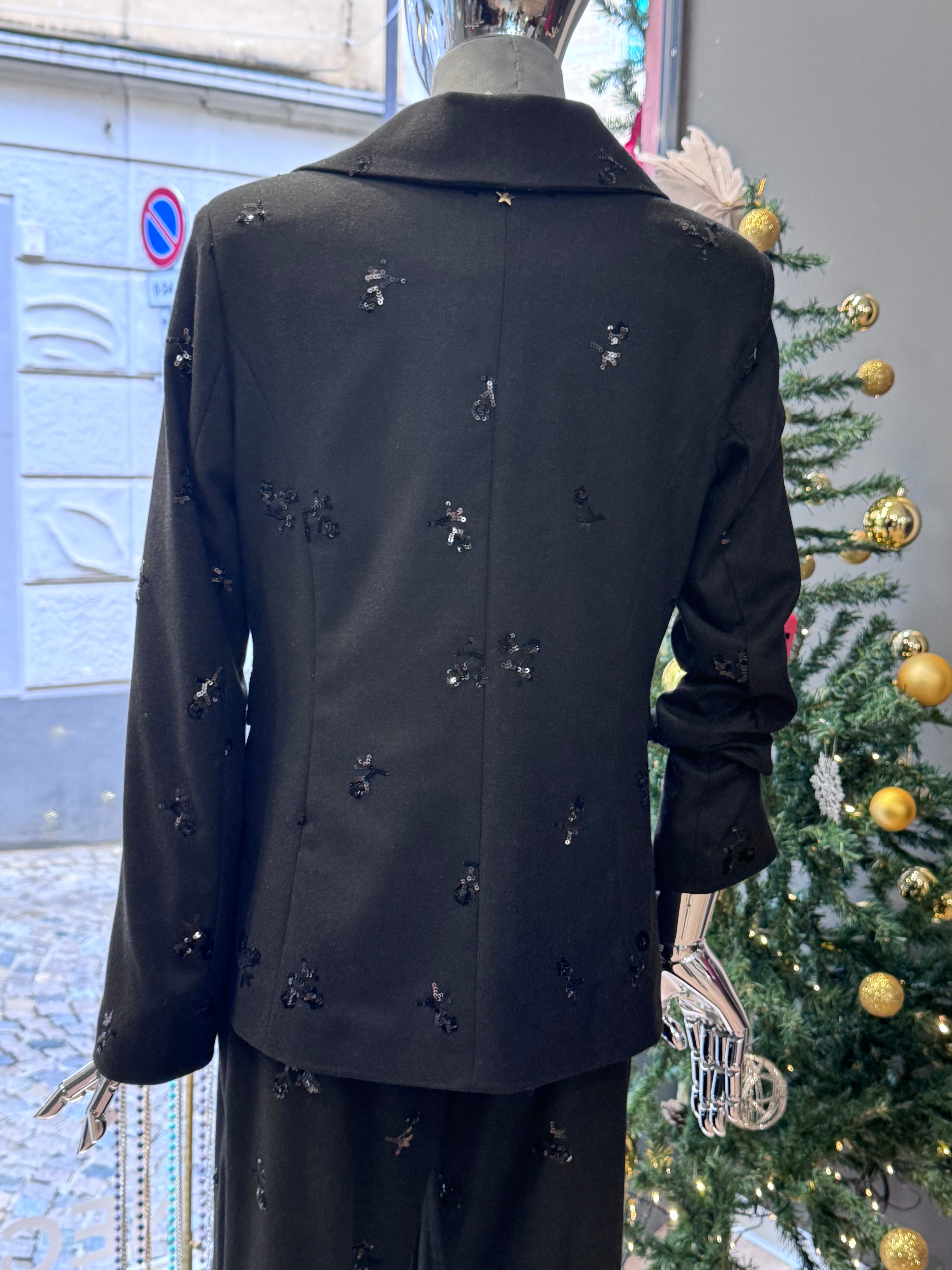 Giacca con paillettes