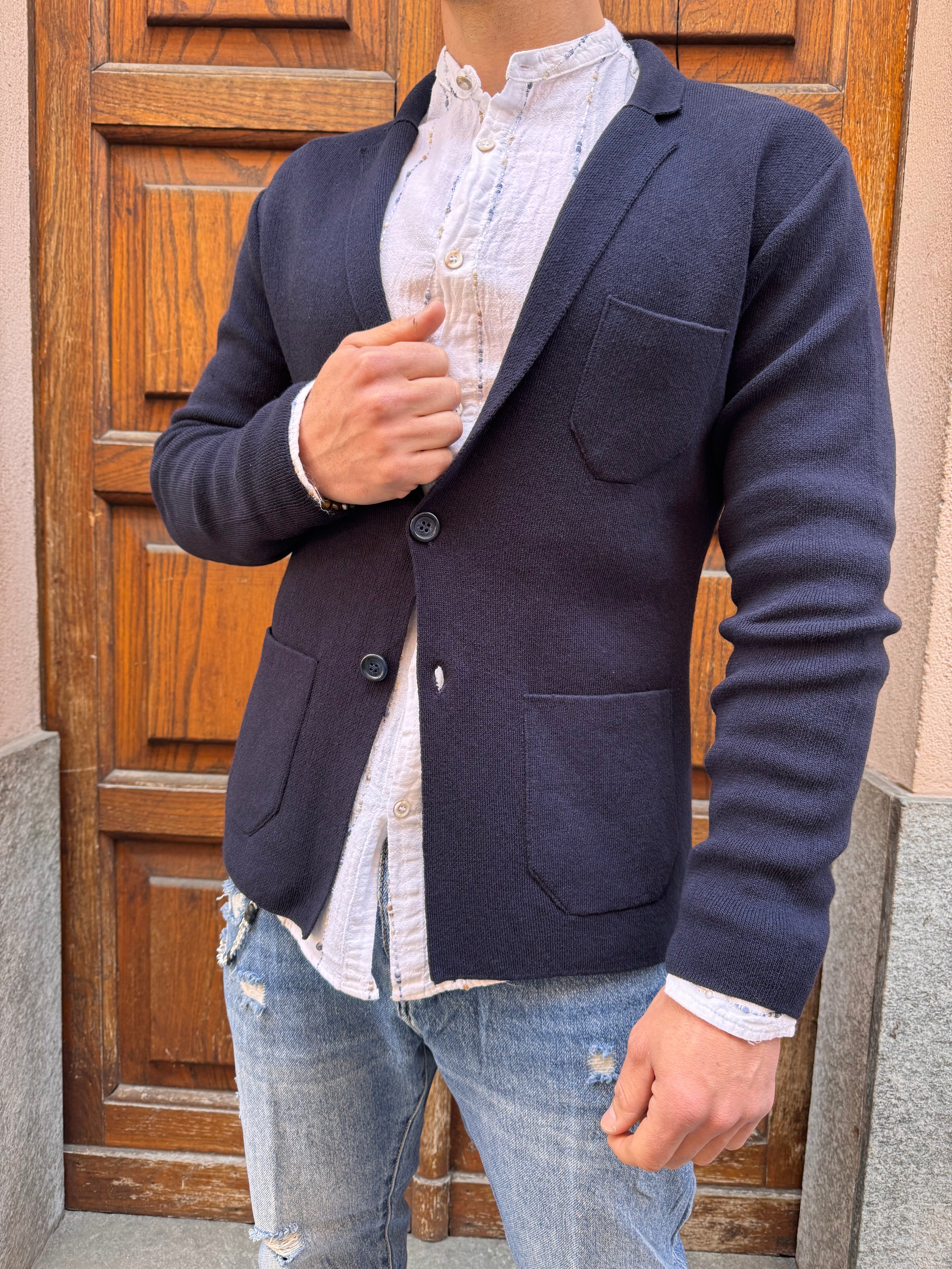 Giacca in maglia in cotone - NoMoreBrand