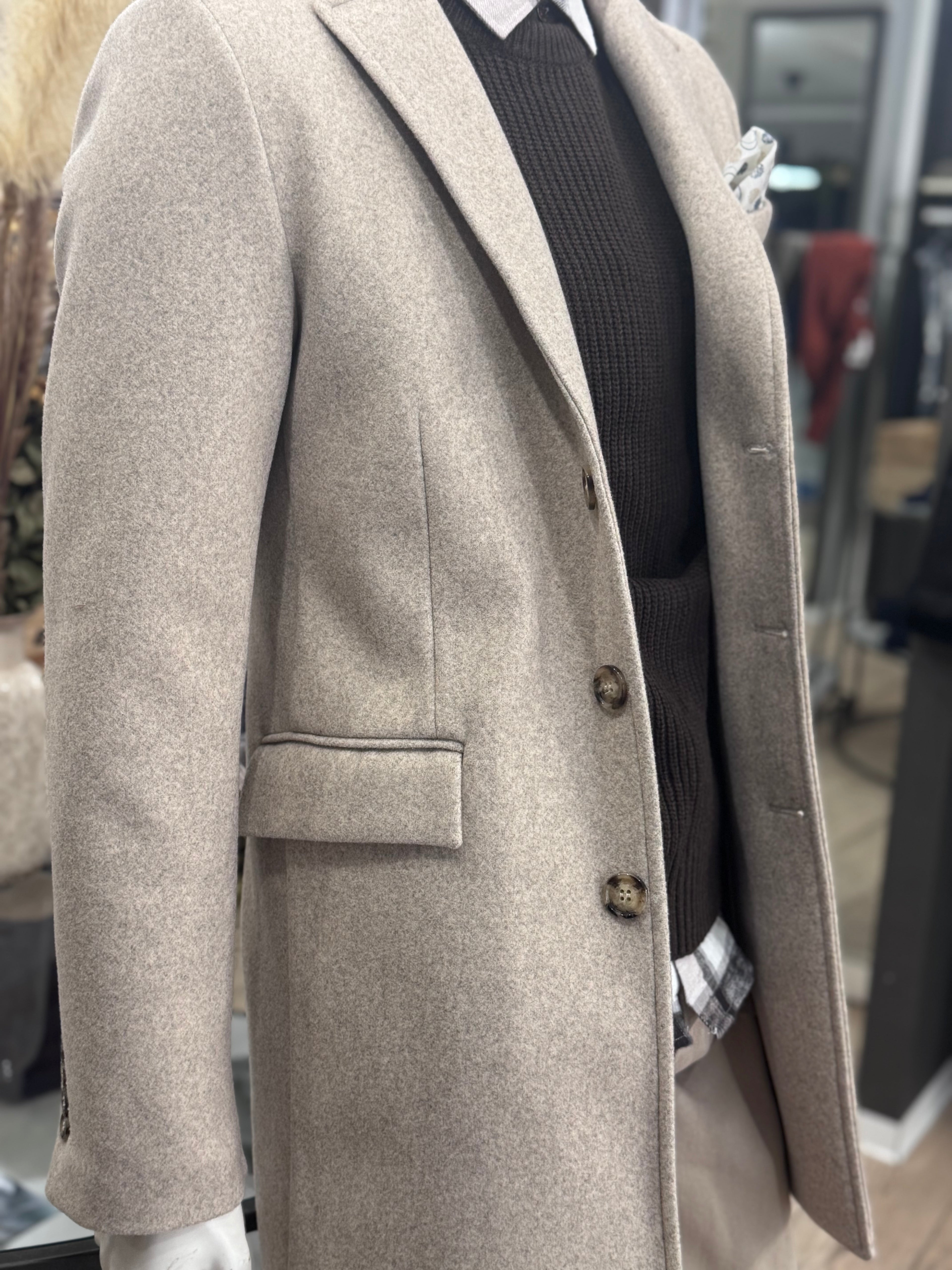 Cappotto in panno TELAMIRA