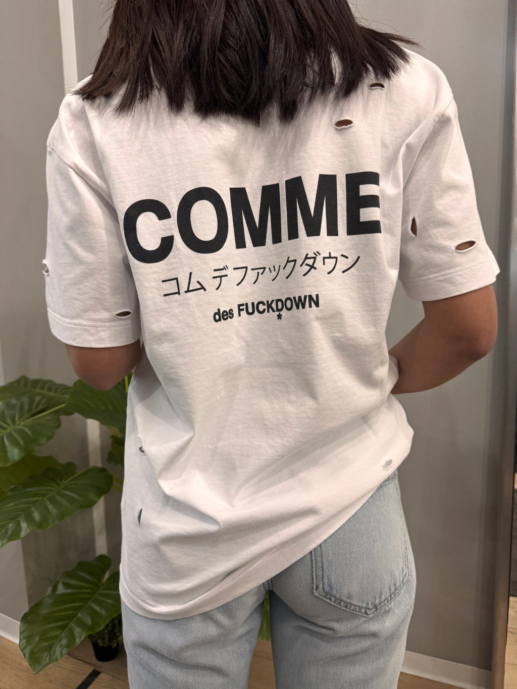 T-shirt over COMME des FUCKDOWN - NoMoreBrand