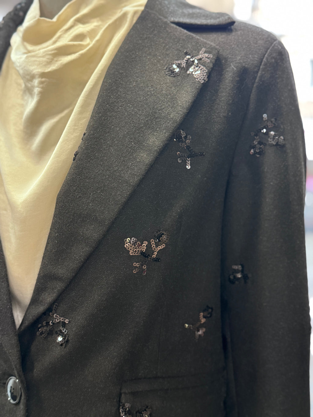 Giacca con paillettes