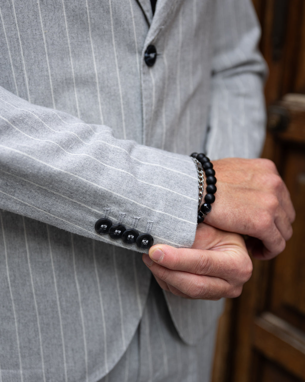 Giacca gessata - NoMoreBrand