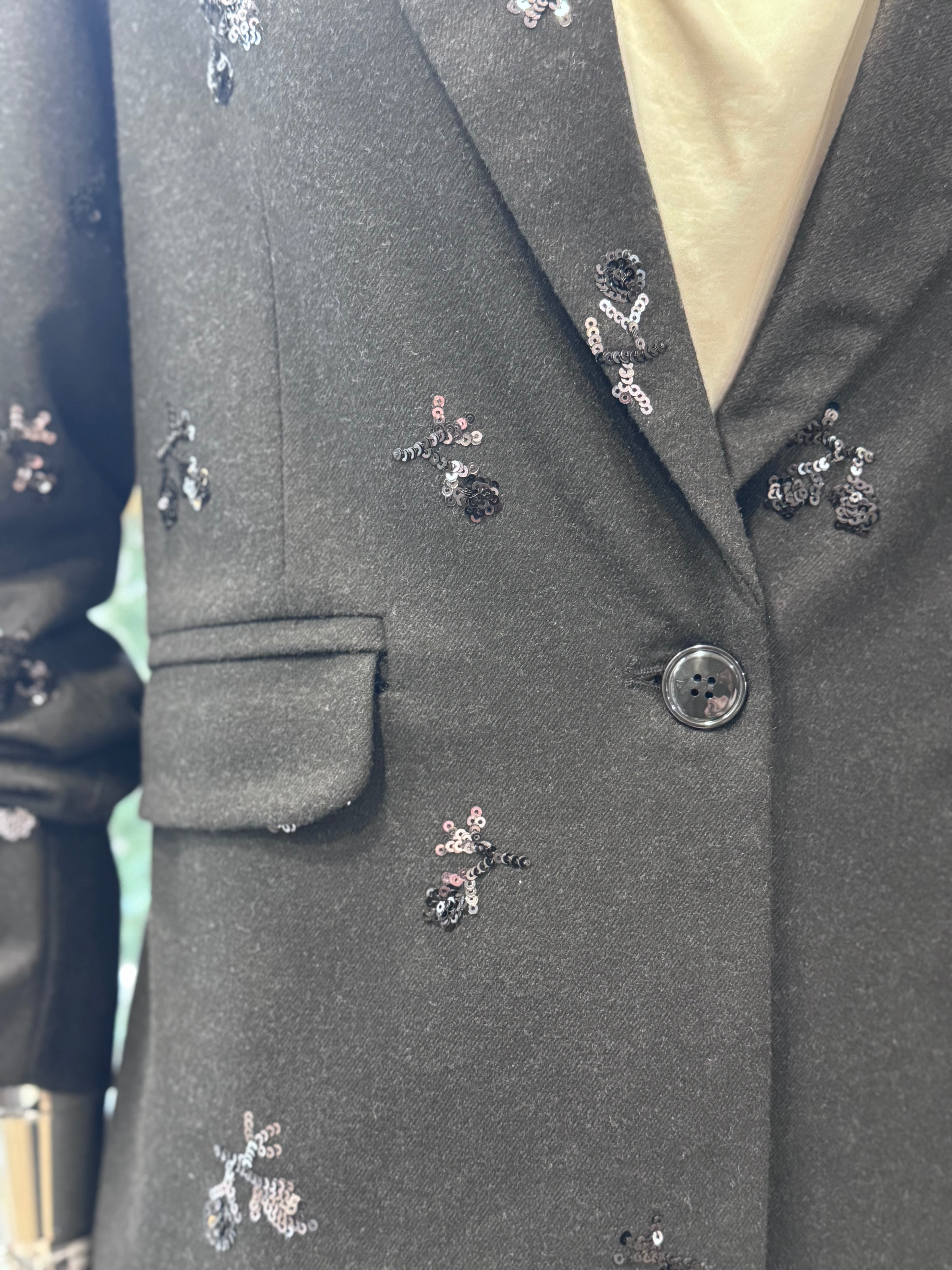 Giacca con paillettes