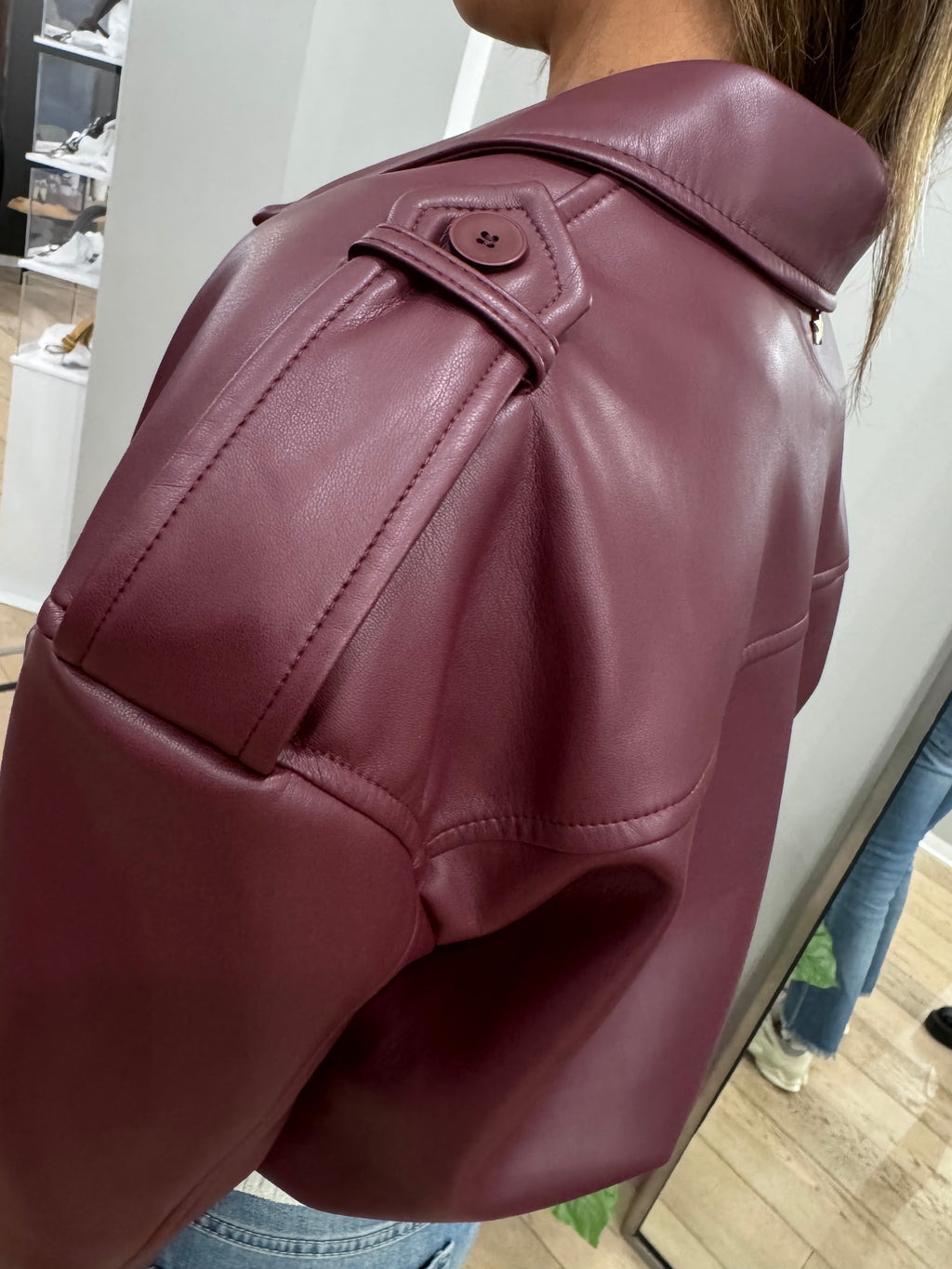 Bomberino in ecopelle Daniela - NoMoreBrand