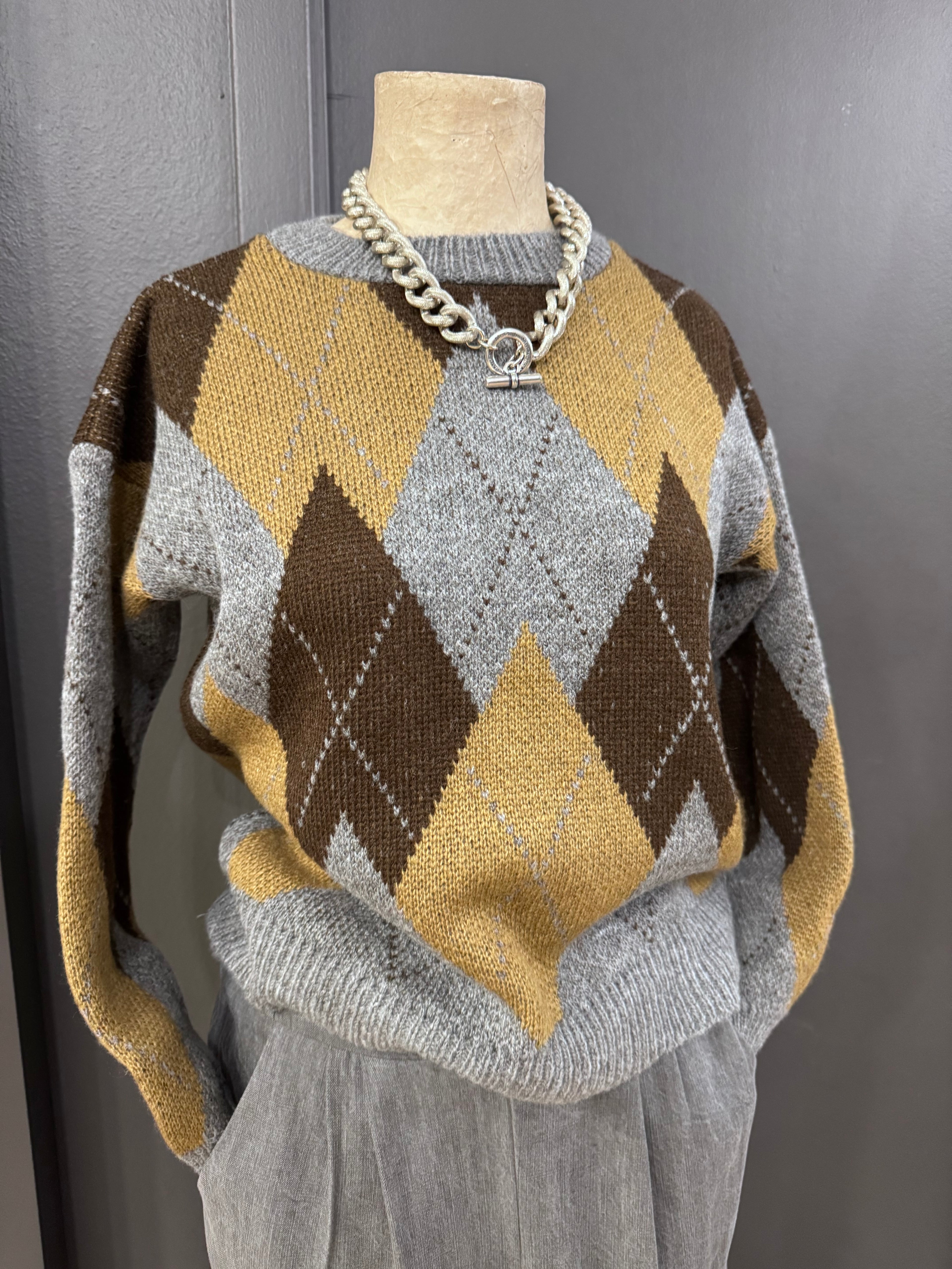 Maglia girocollo misto lana - NoMoreBrand