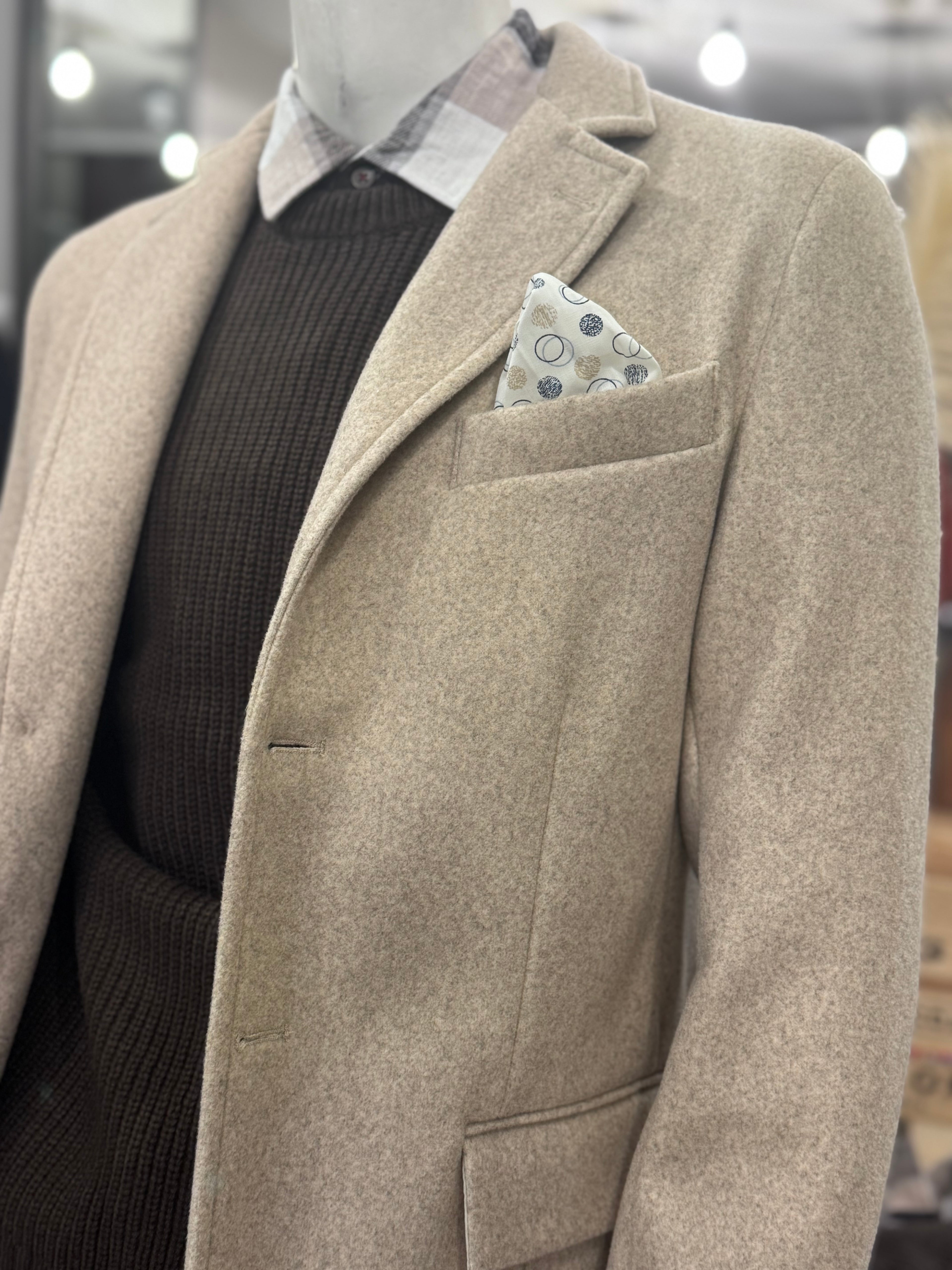 Cappotto in panno TELAMIRA