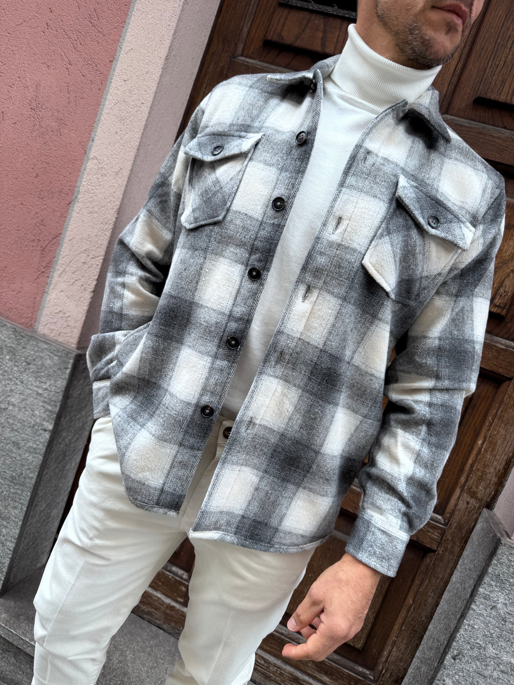 Camicione con pellicciotto