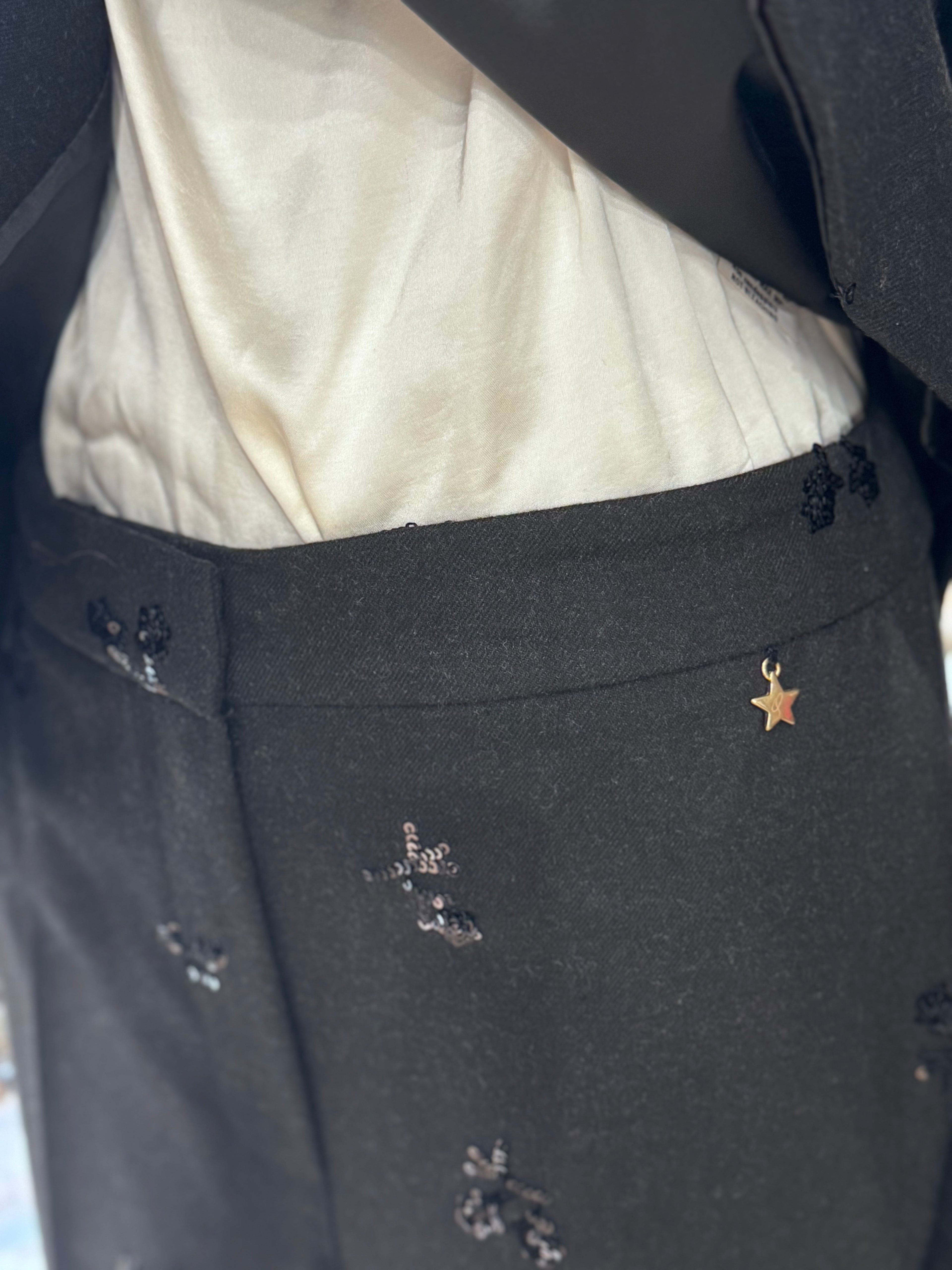 Pantalone con paillettes