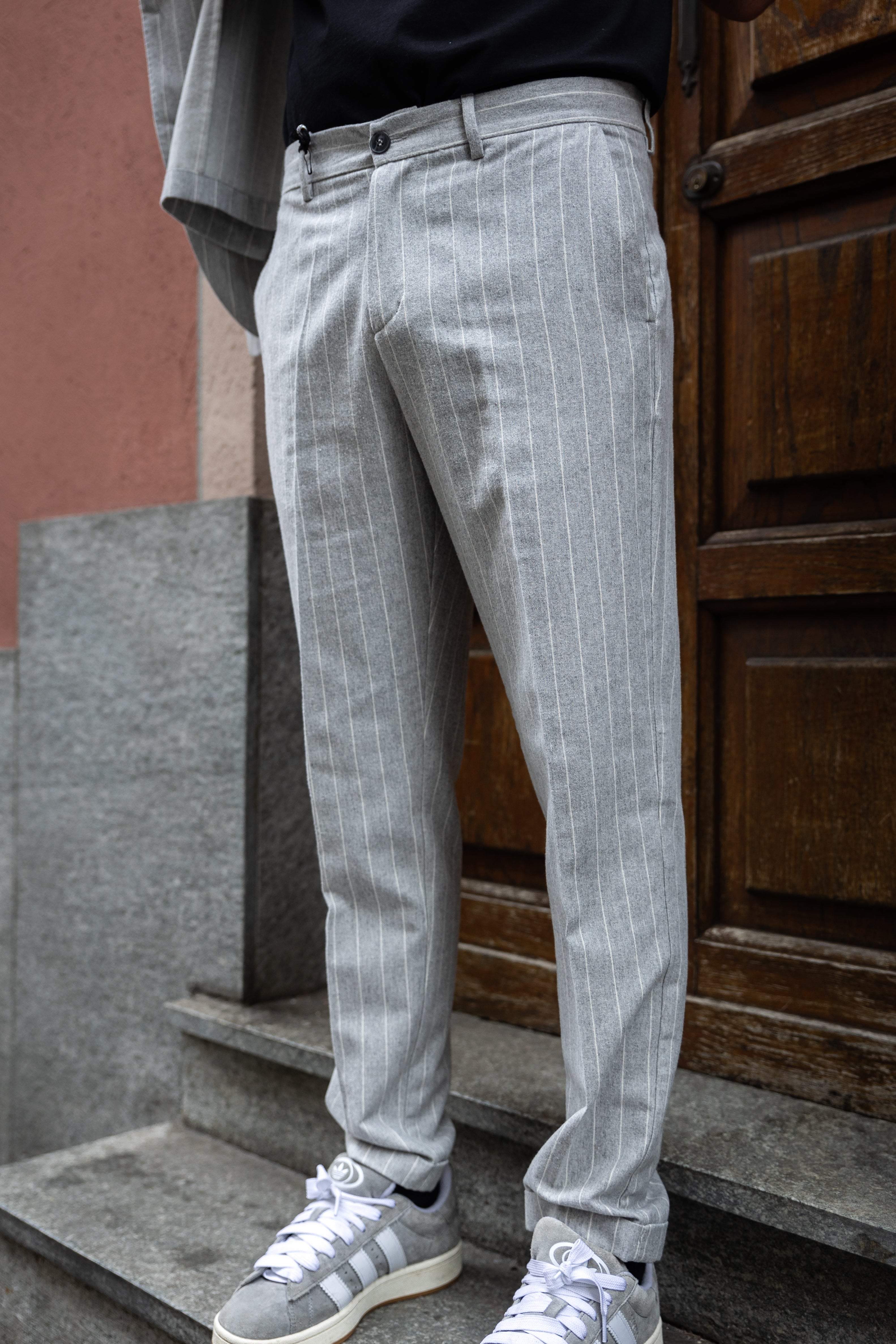 Pantalone gessato - NoMoreBrand