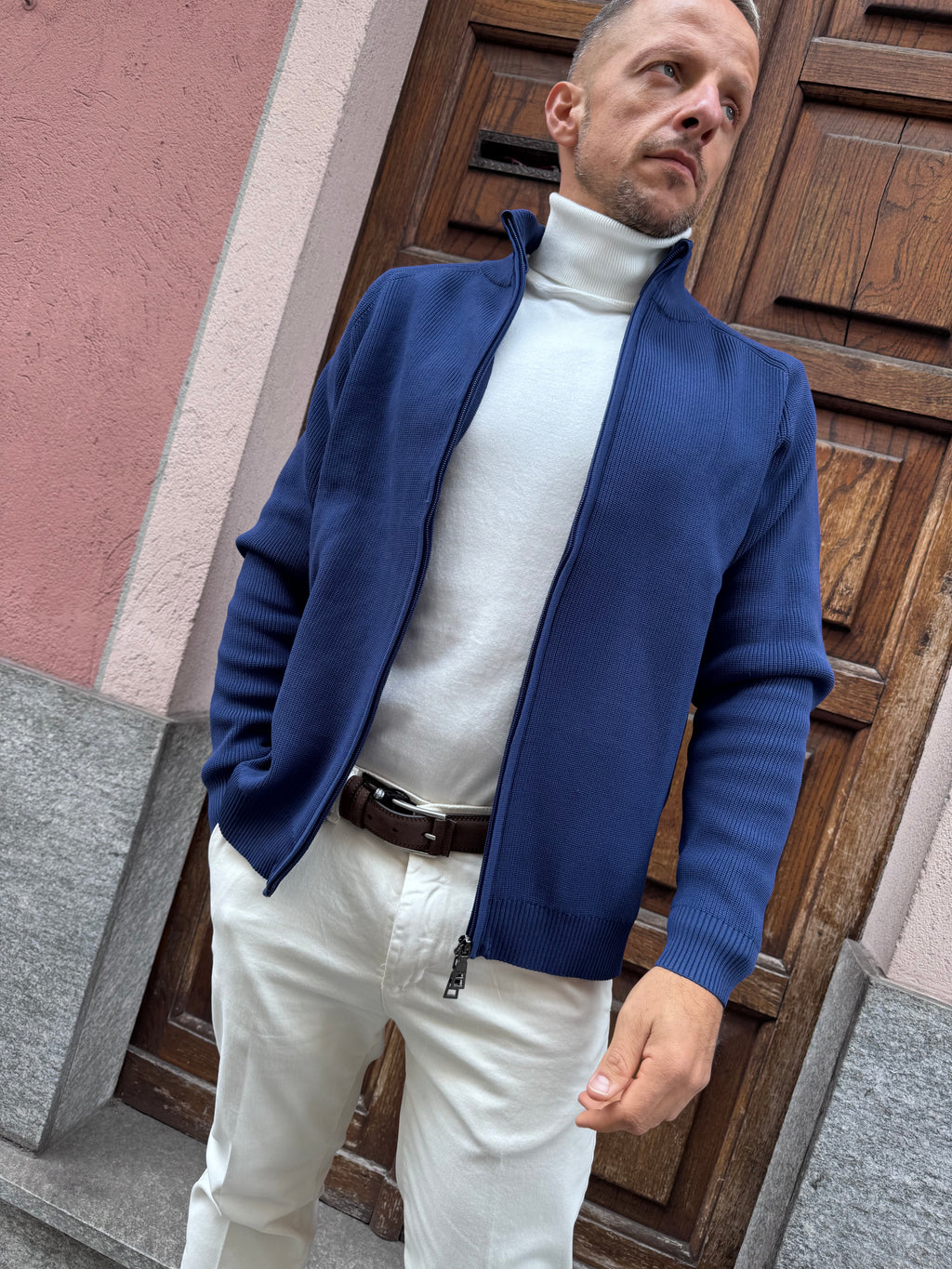 Cardigan tessuto tecnico - NoMoreBrand