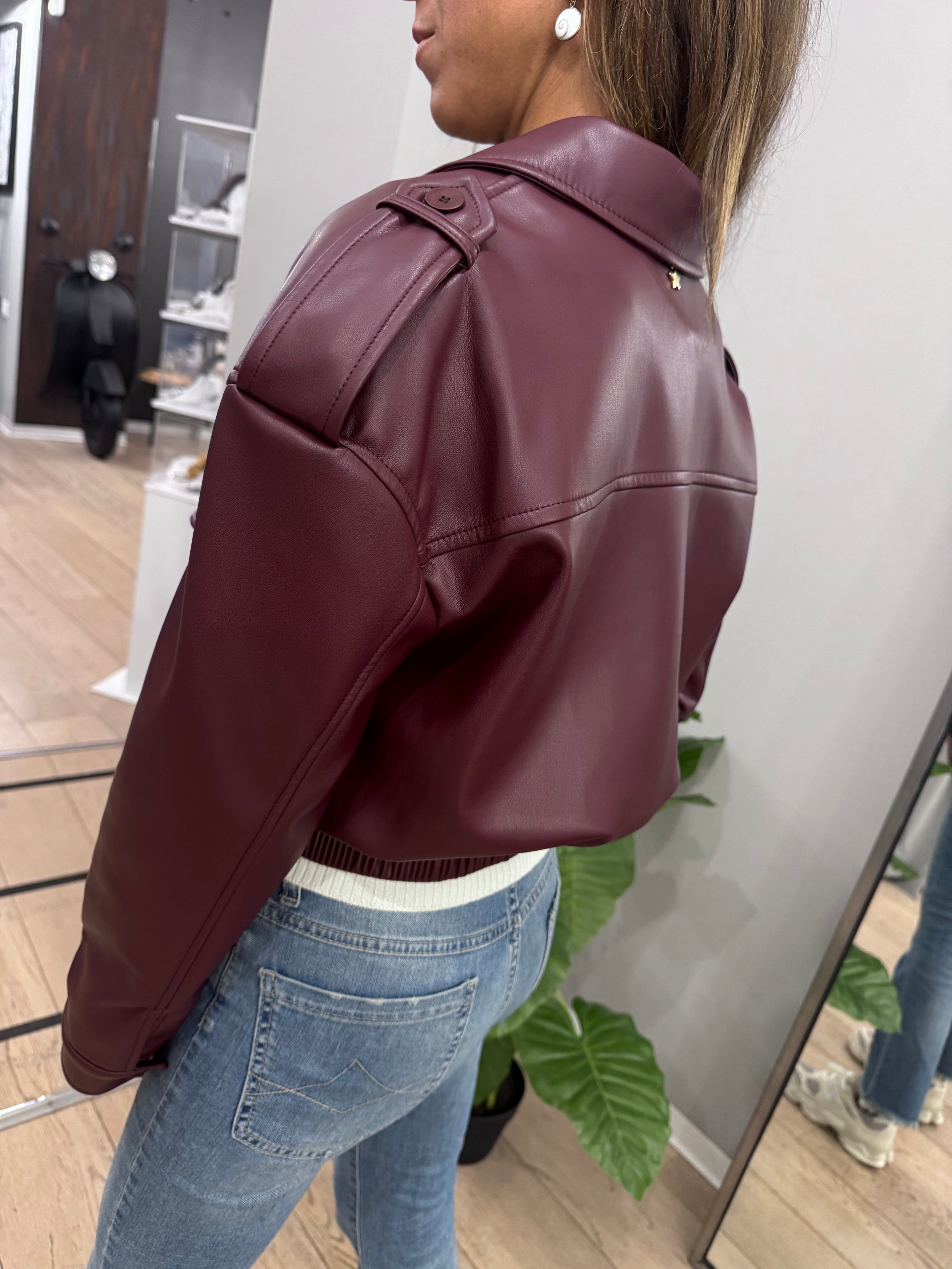 Bomberino in ecopelle Daniela - NoMoreBrand