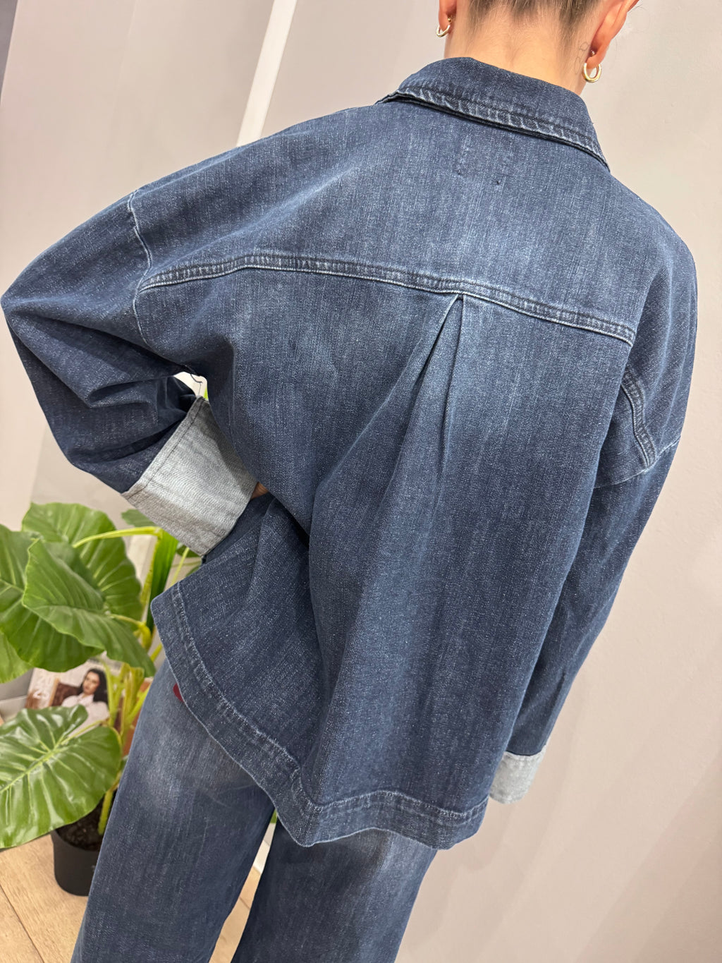 Bomber in Denim - NoMoreBrand