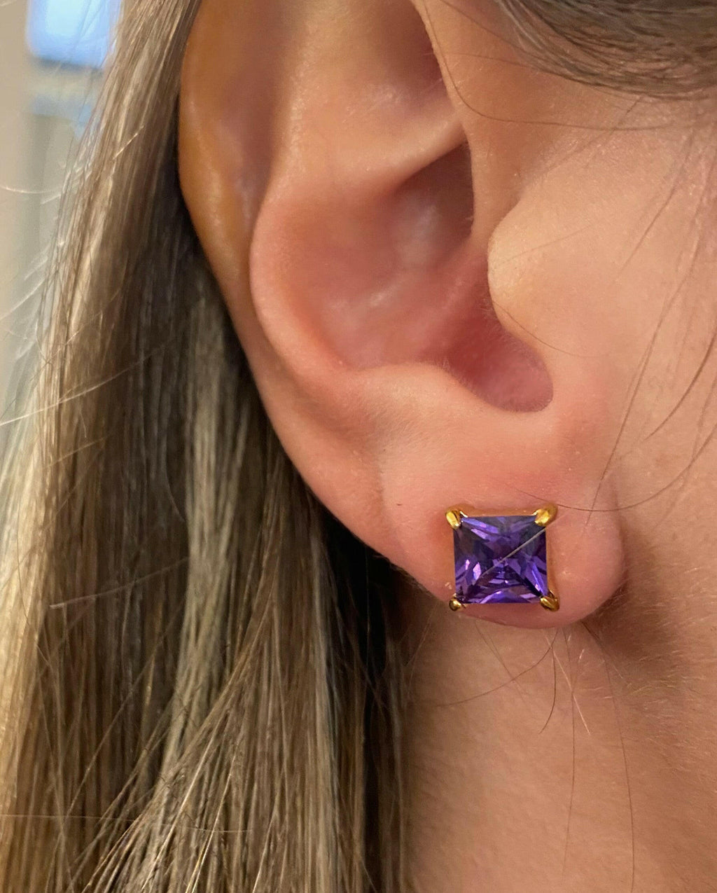 Orecchini Zirconia oro - NoMoreBrand