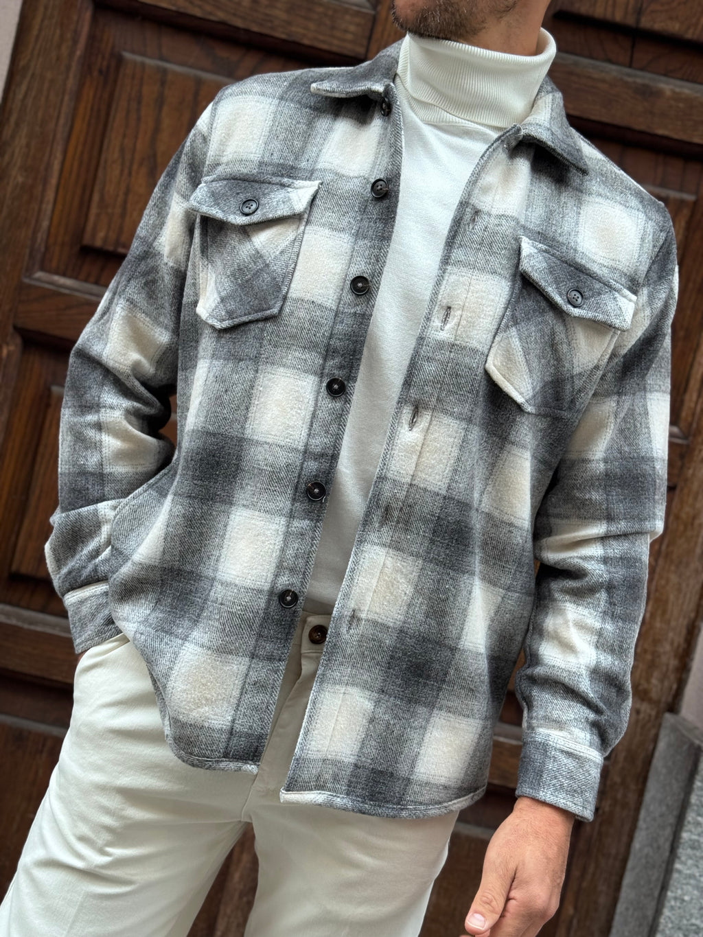 Camicione con pellicciotto