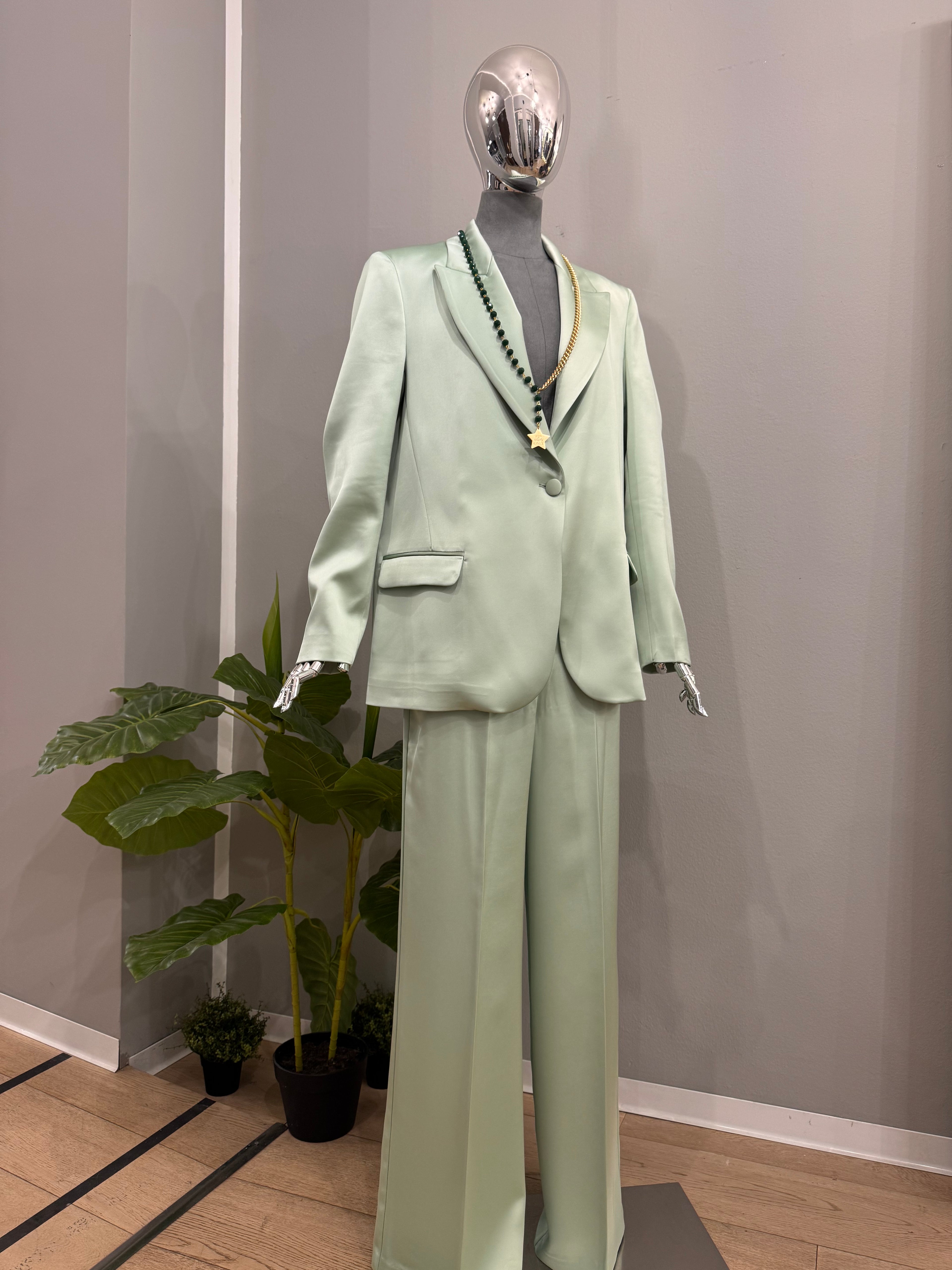 Pantalone in raso - NoMoreBrand