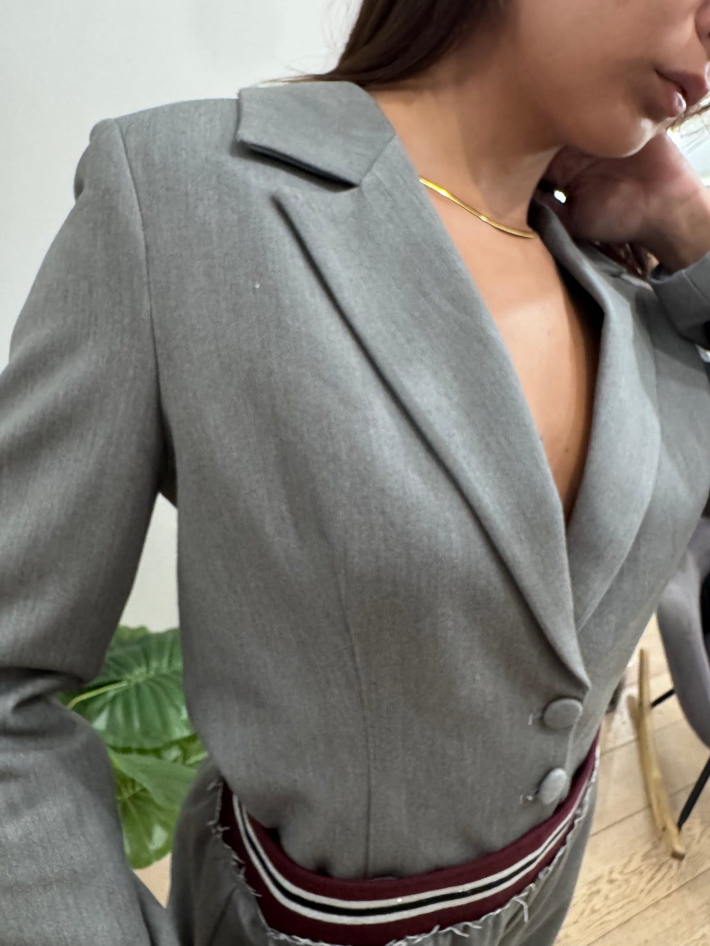 Giacca strutturata a body - NoMoreBrand