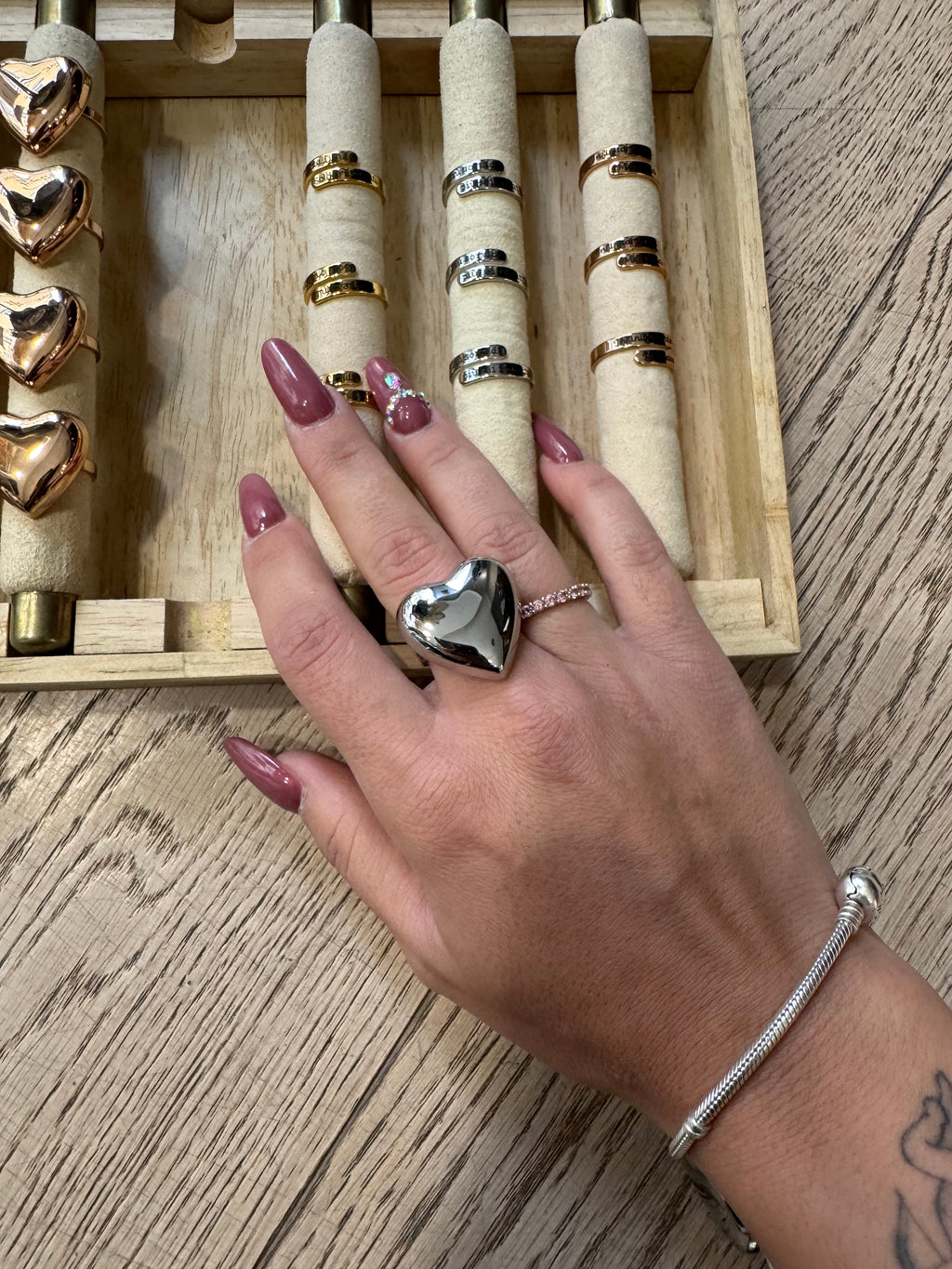 Anello cuore - NoMoreBrand