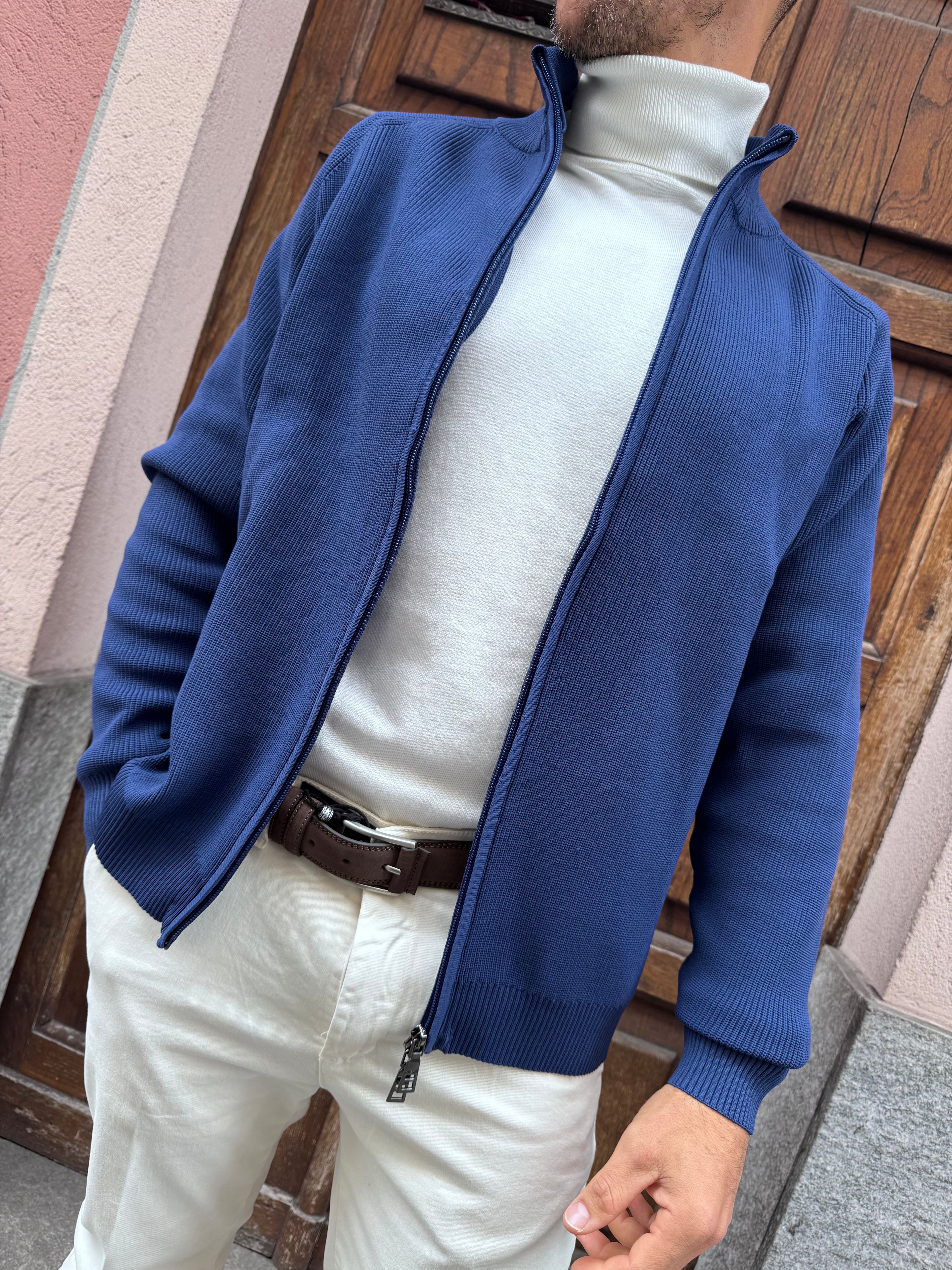 Cardigan tessuto tecnico - NoMoreBrand