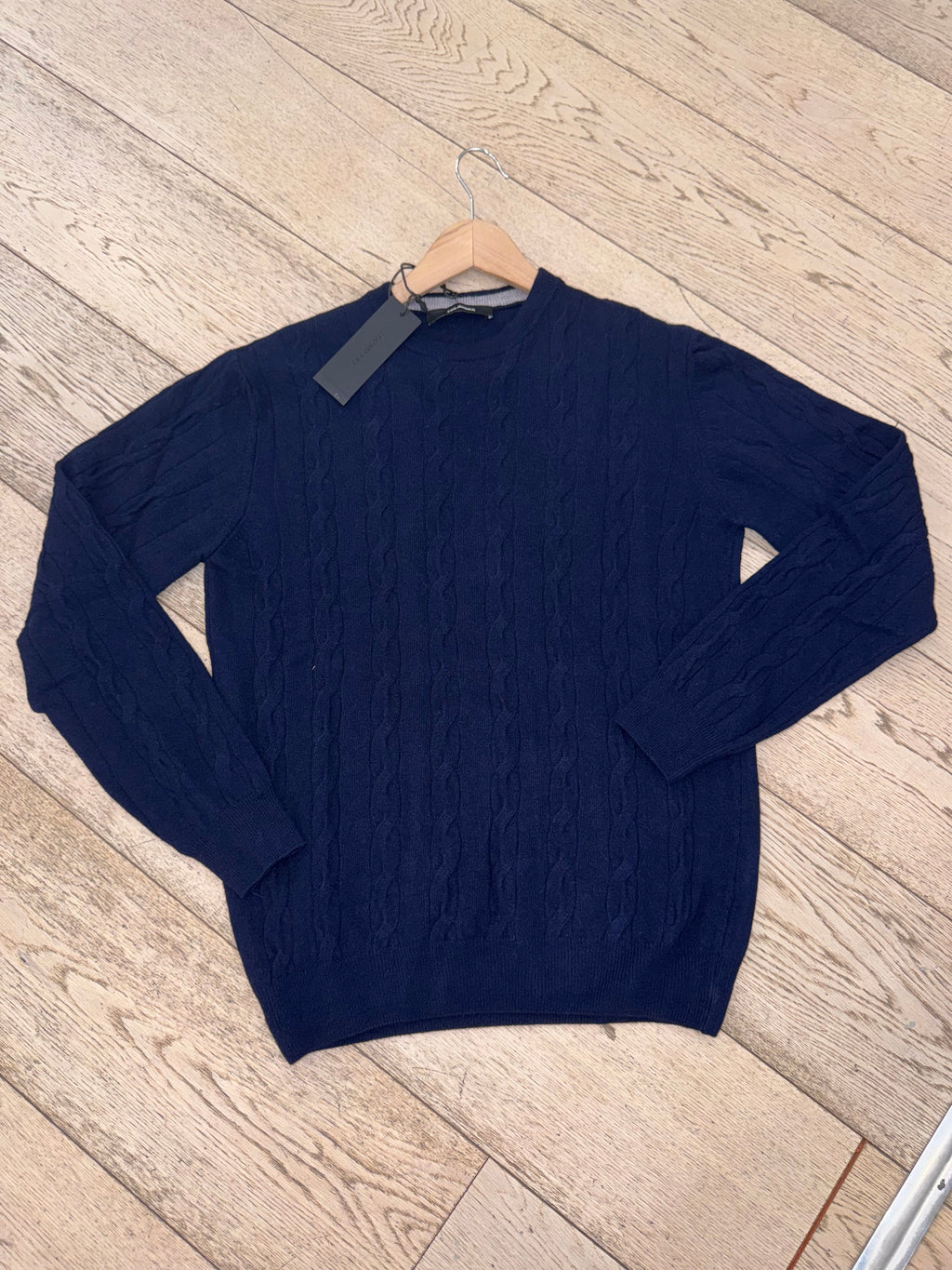 Maglia cashmere a trecce