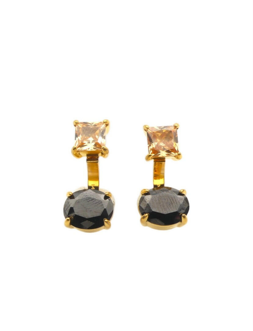 Orecchini Zirconia oro - NoMoreBrand