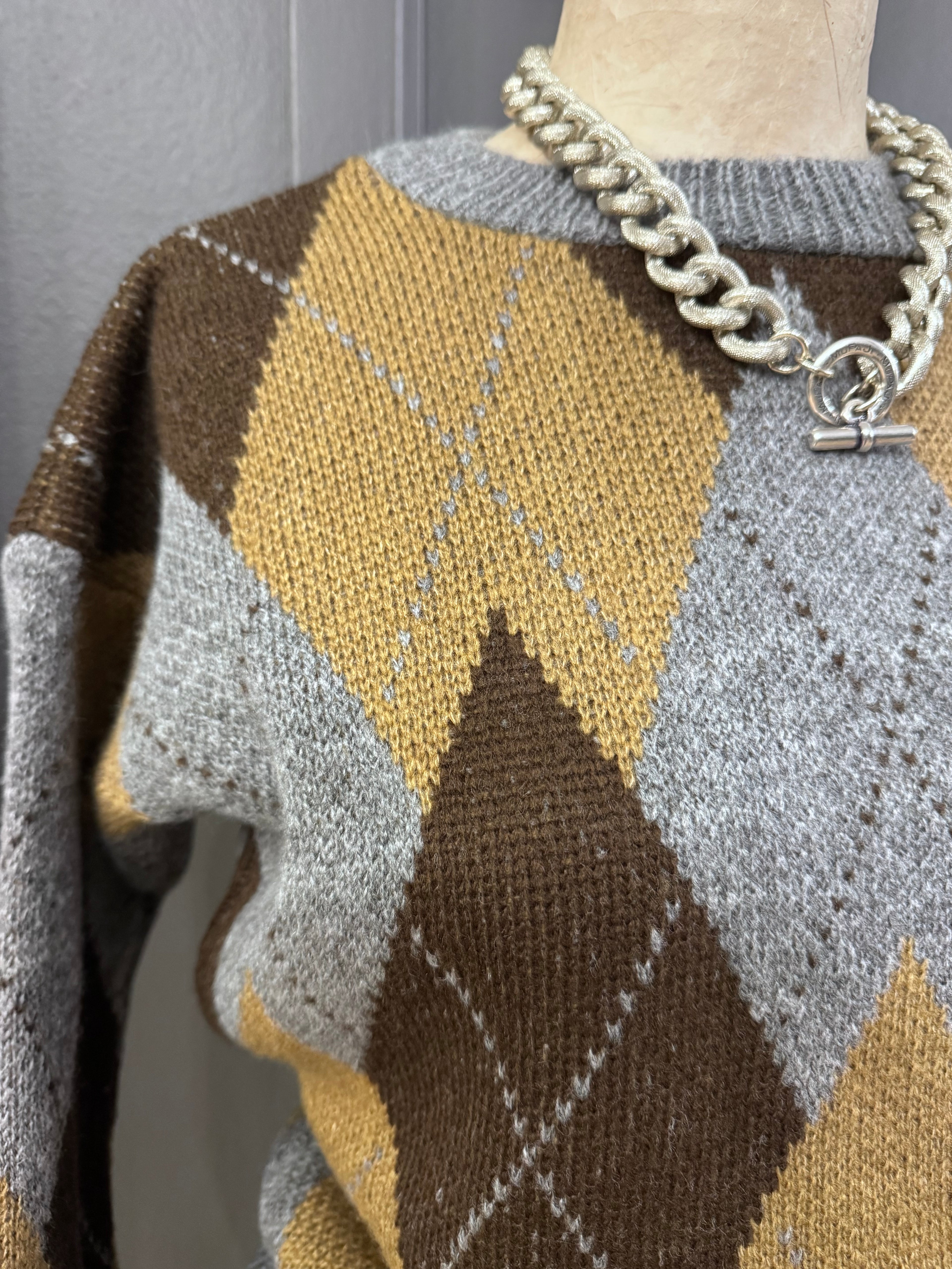 Maglia girocollo misto lana - NoMoreBrand