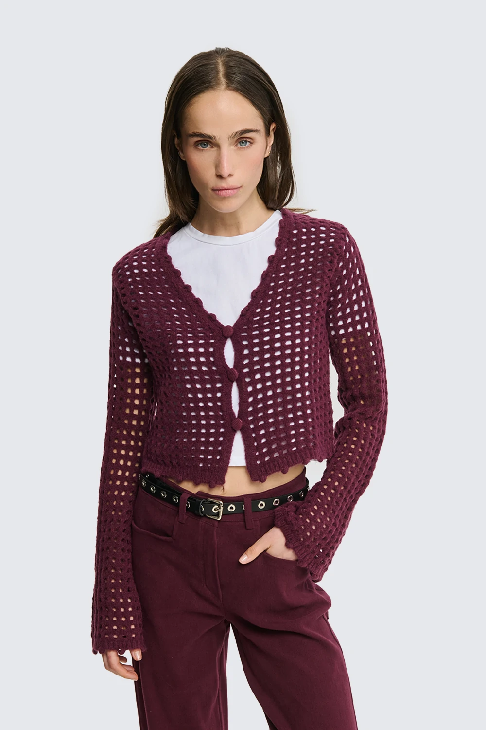 Cardigan rete - NoMoreBrand