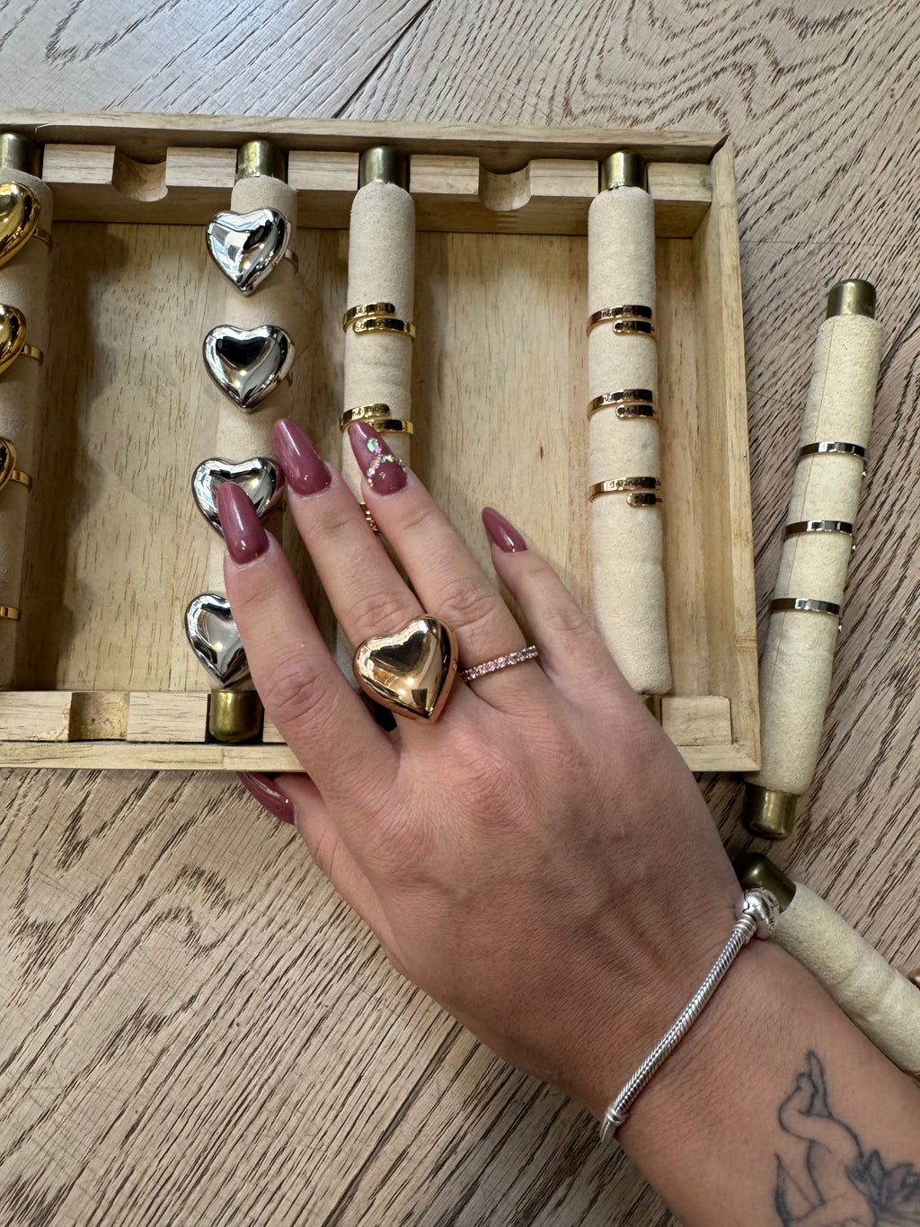 Anello cuore - NoMoreBrand