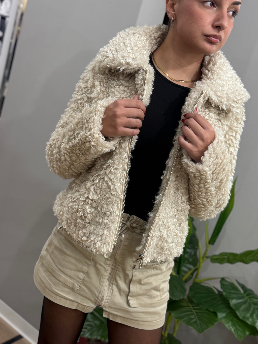 Giubbotto con pellicciotto - NoMoreBrand