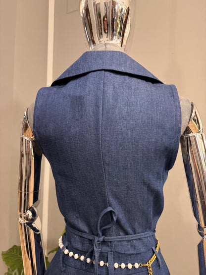 Gilet in Denim - NoMoreBrand