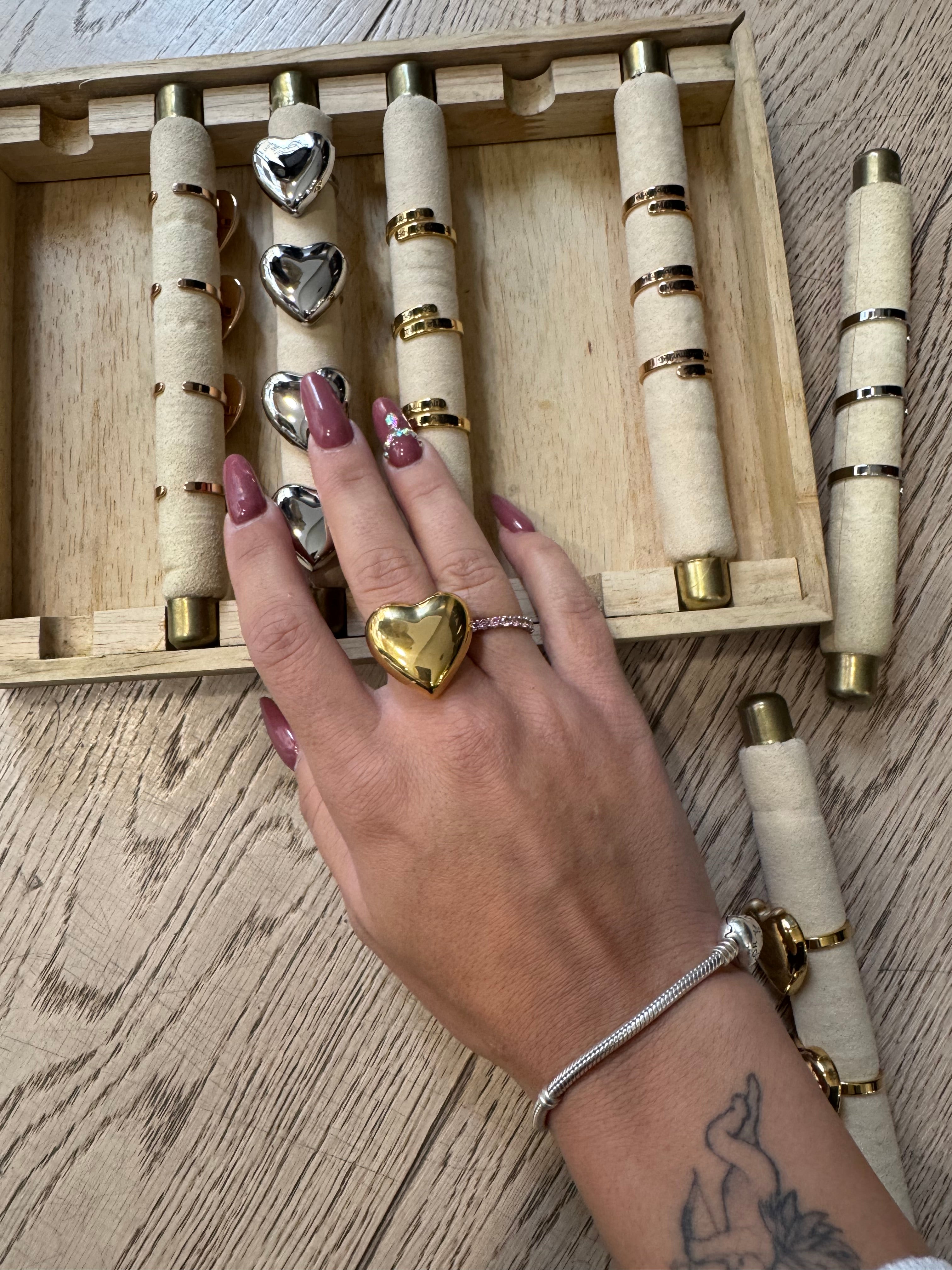 Anello cuore - NoMoreBrand