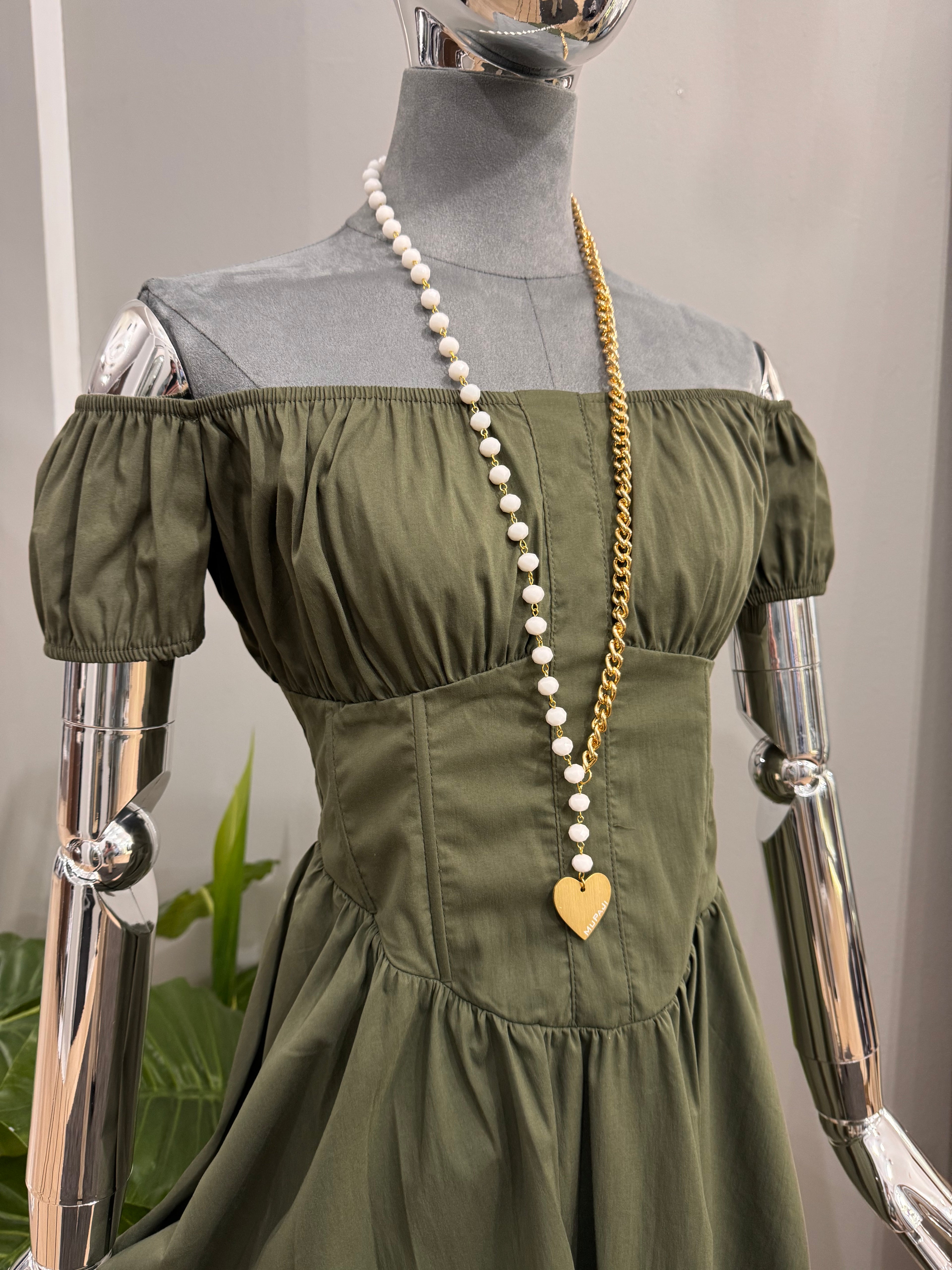 Collana lunga con cristalli MUPJI - NoMoreBrand