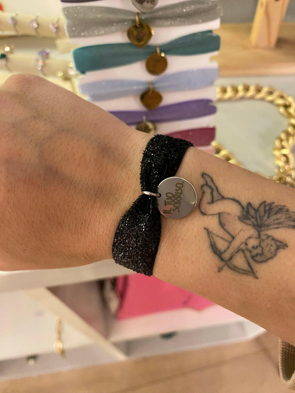 Bracciali in elastico lurex - NoMoreBrand