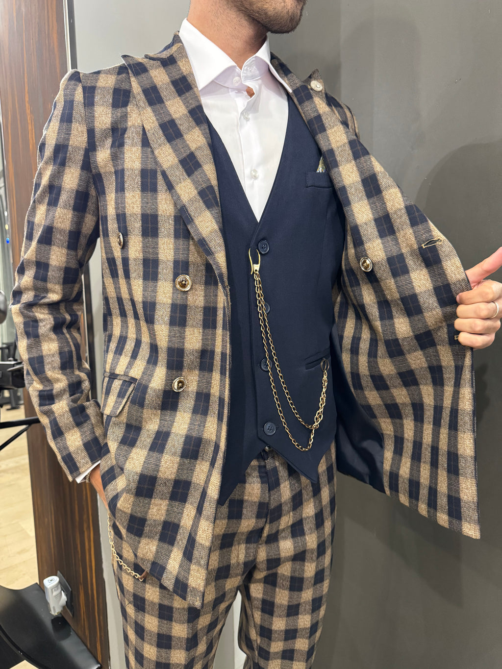 Giacca a quadri - NoMoreBrand