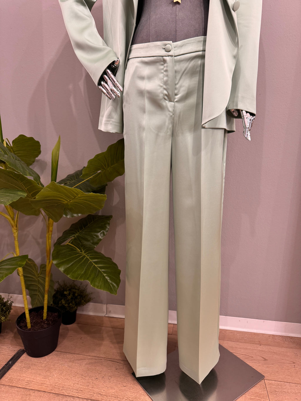 Pantalone in raso - NoMoreBrand