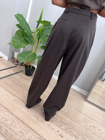 Pantalone gessato palazzo - NoMoreBrand
