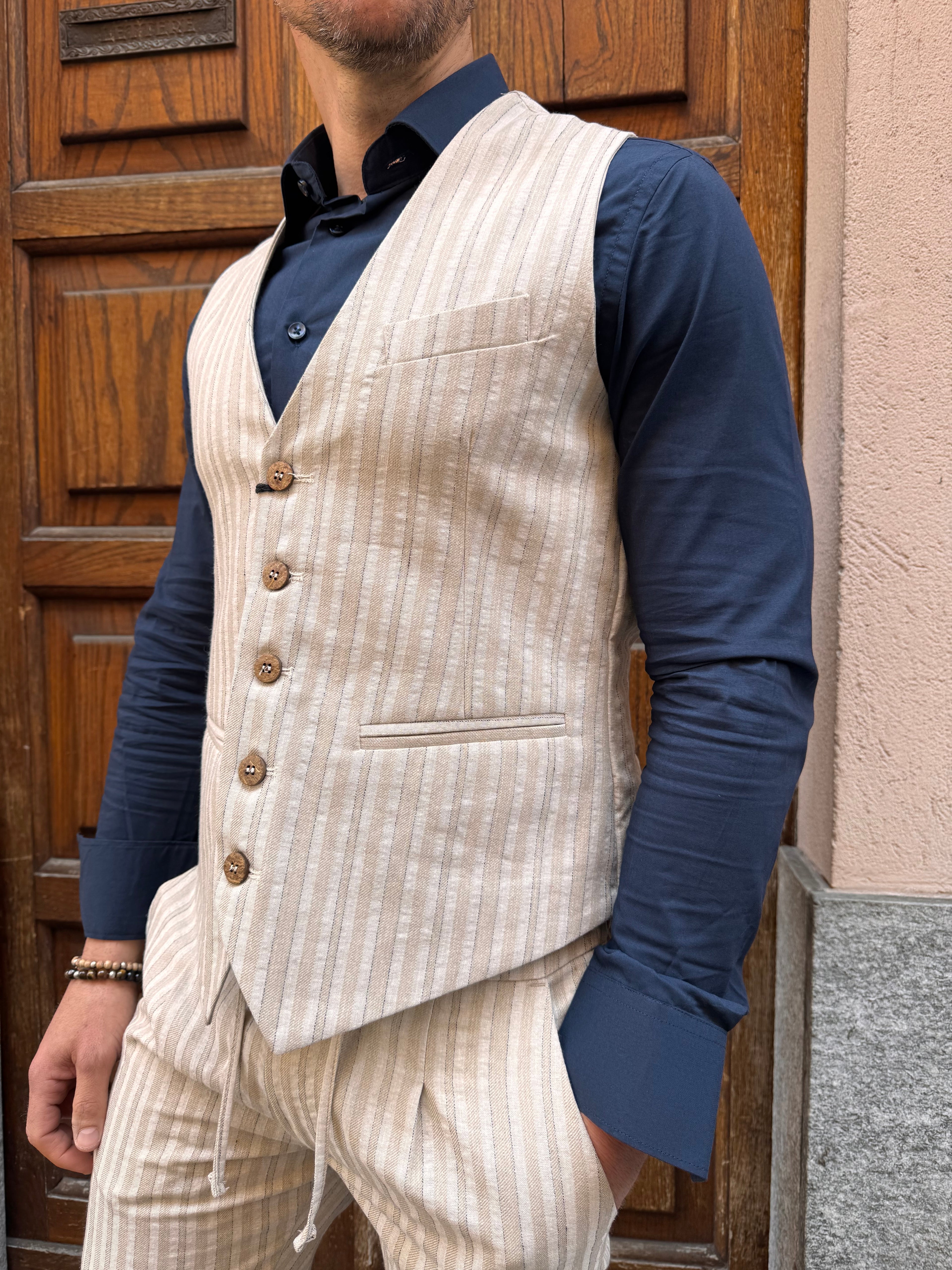 Gilet 5 bottoni - NoMoreBrand