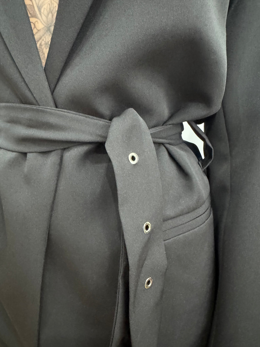 Blazer con cintura e borchie - NoMoreBrand