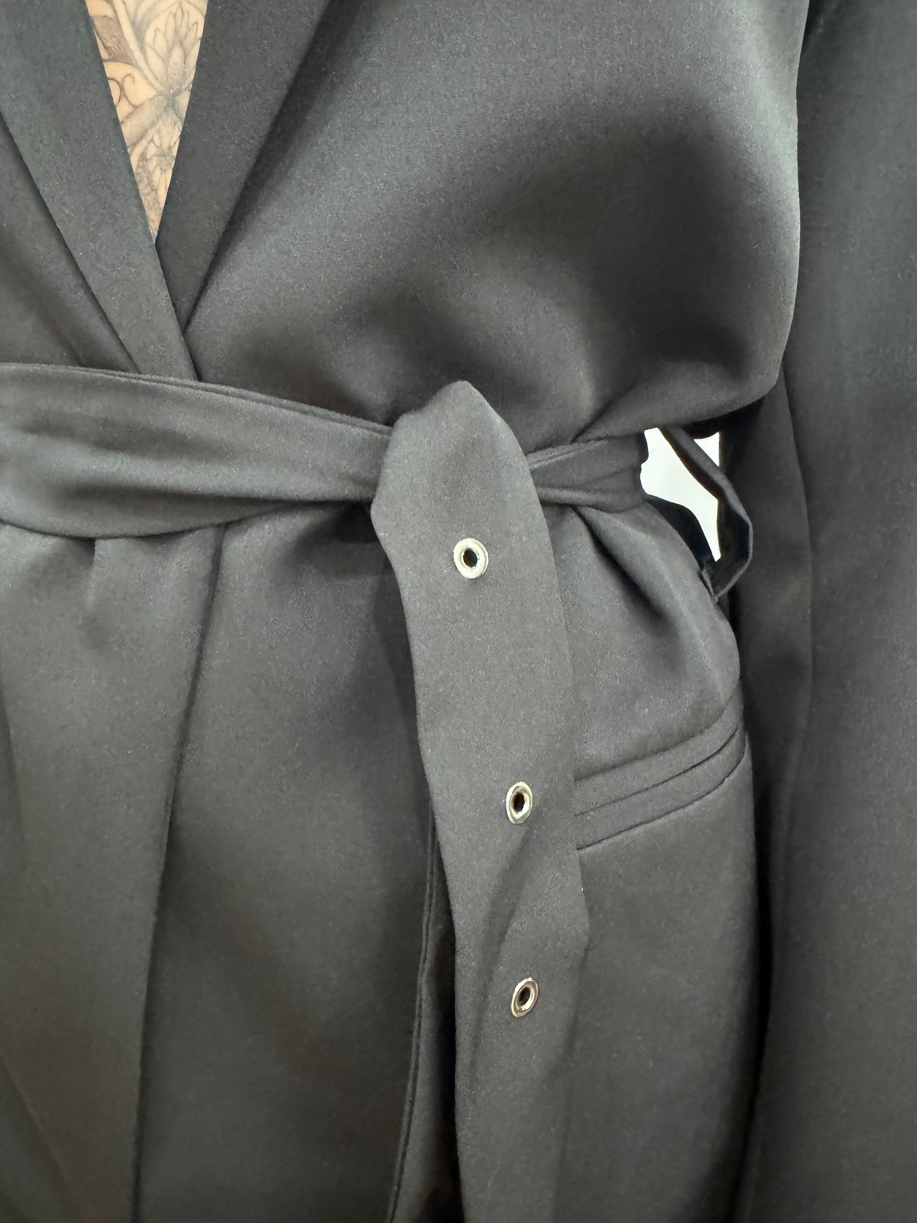 Blazer con cintura e borchie - NoMoreBrand