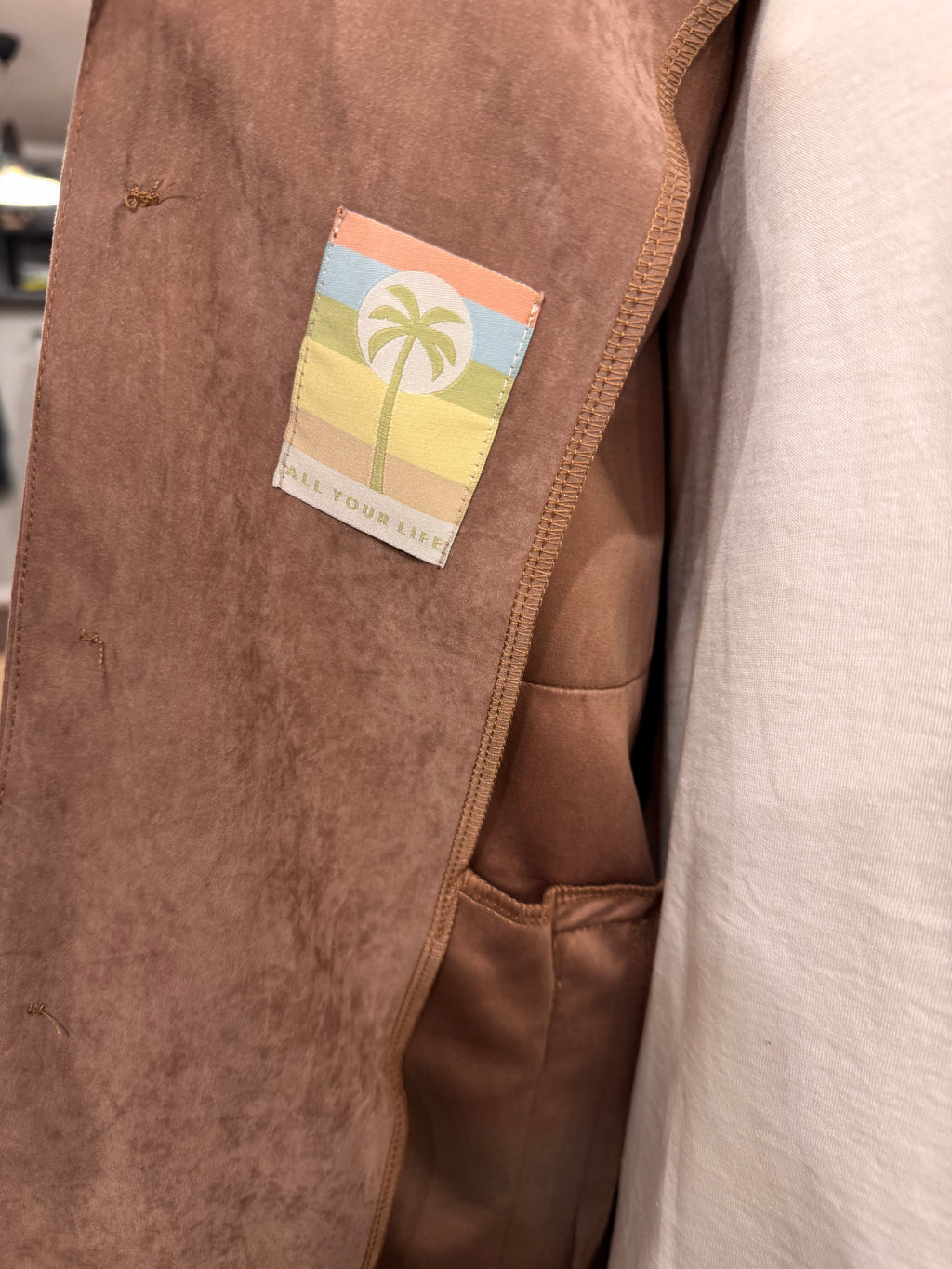 Giacca in camoscio - NoMoreBrand