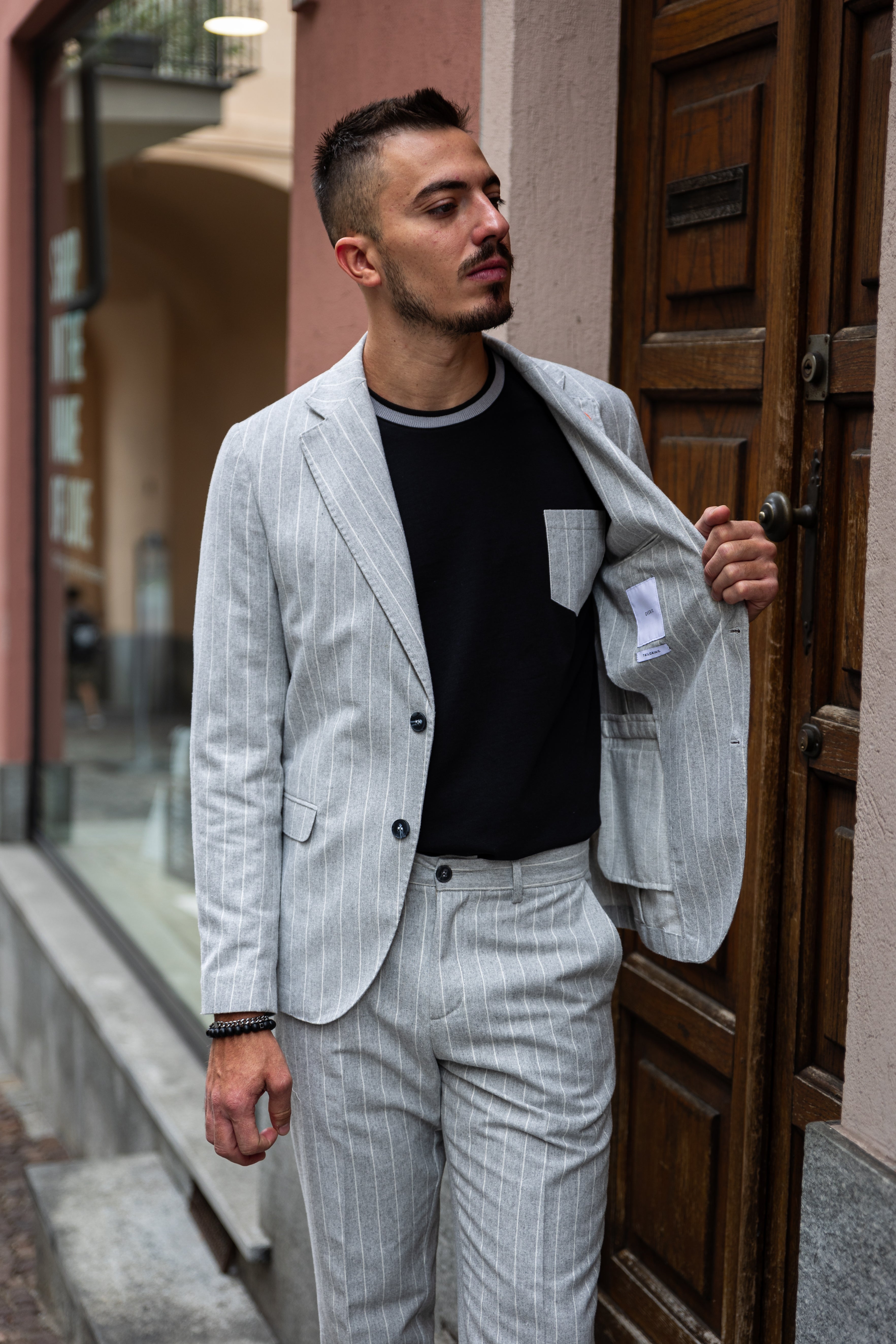 Giacca gessata - NoMoreBrand