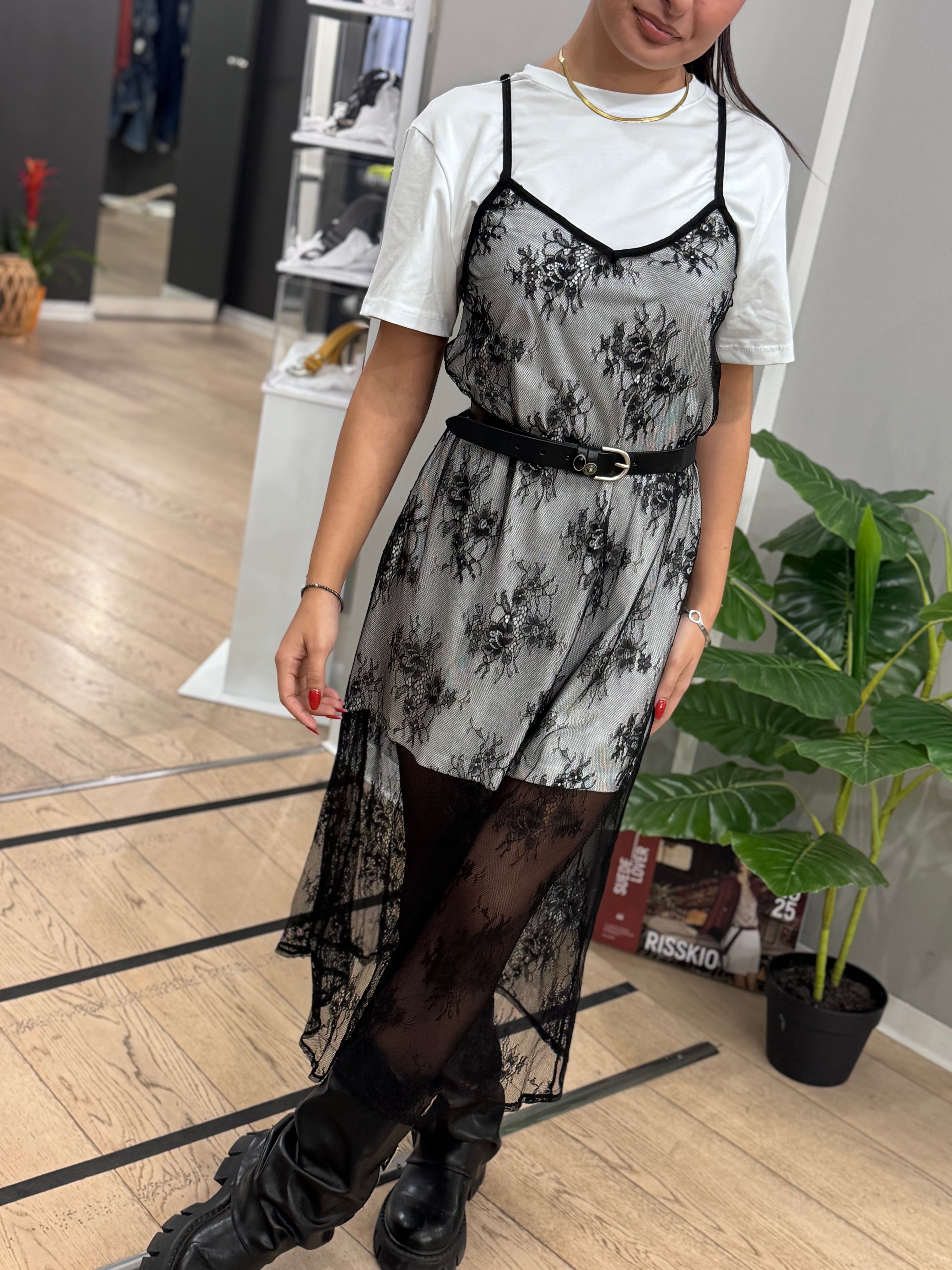 Abito 2 pezzi con pizzo - NoMoreBrand