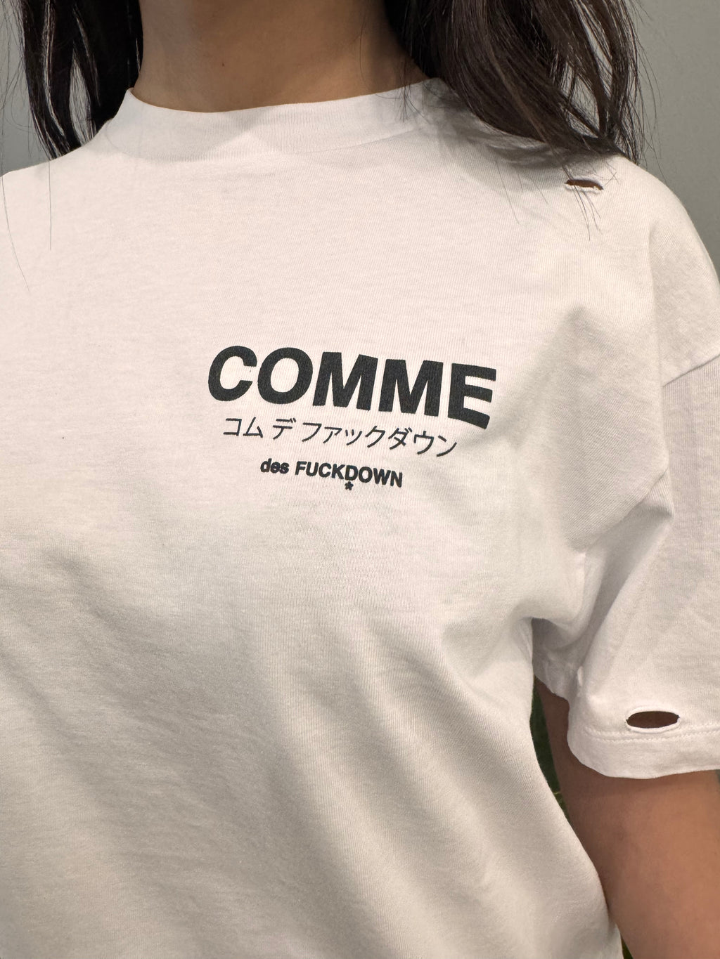 T-shirt over COMME des FUCKDOWN - NoMoreBrand