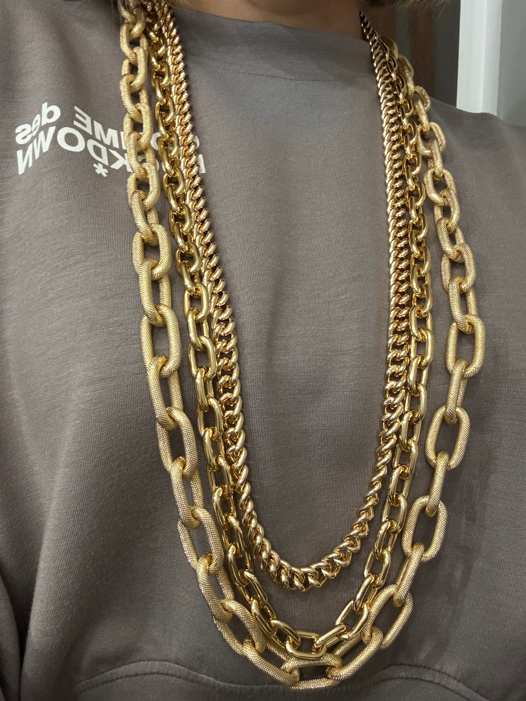 Collana lunga a tre fili - NoMoreBrand