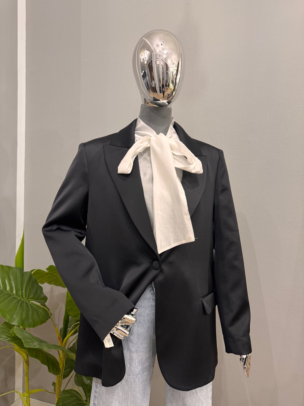 Giacca over in raso - NoMoreBrand